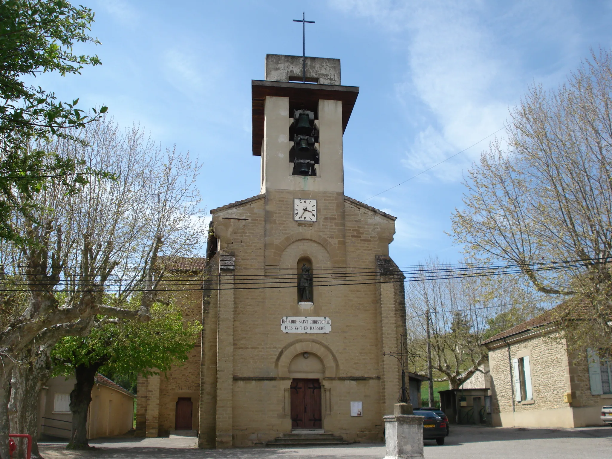 Photo showing: église de Saint-Christophe-et-le-Laris dans la Drôme