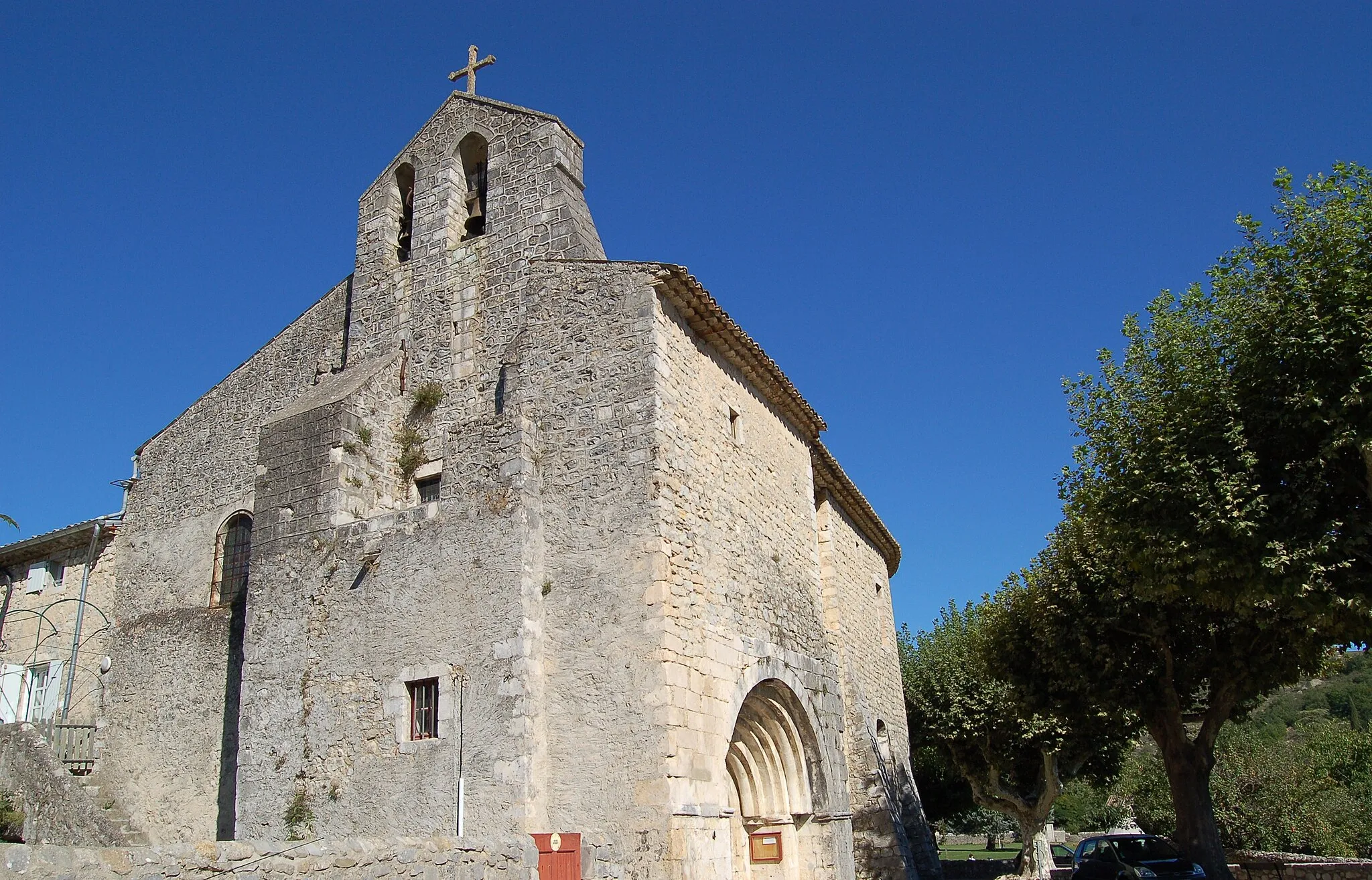 Photo showing: Eglise de St Maurice d'Ibie