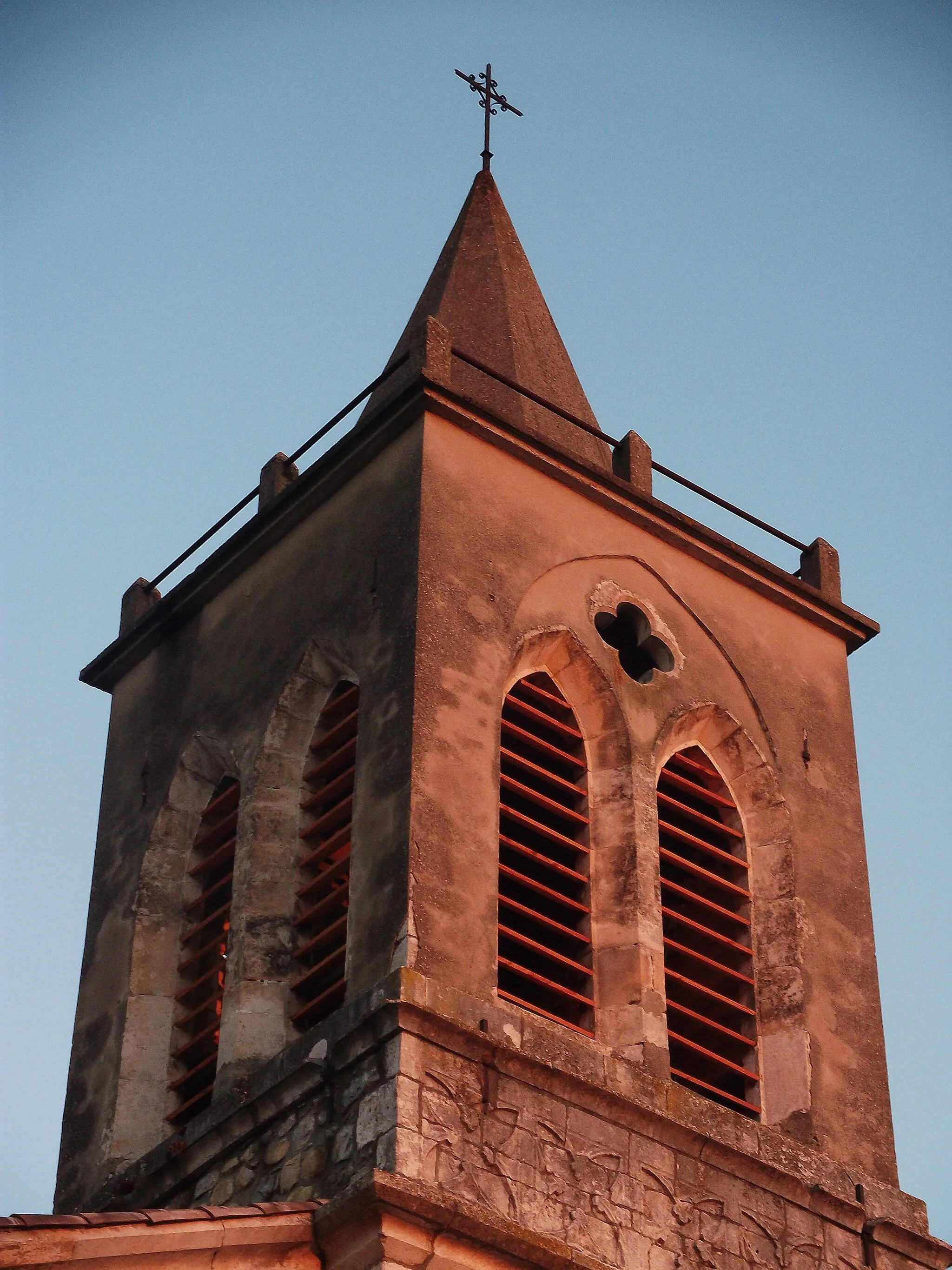 Photo showing: Abat-son du clocher de Saint-Andéol-de-Berg / Ardèche