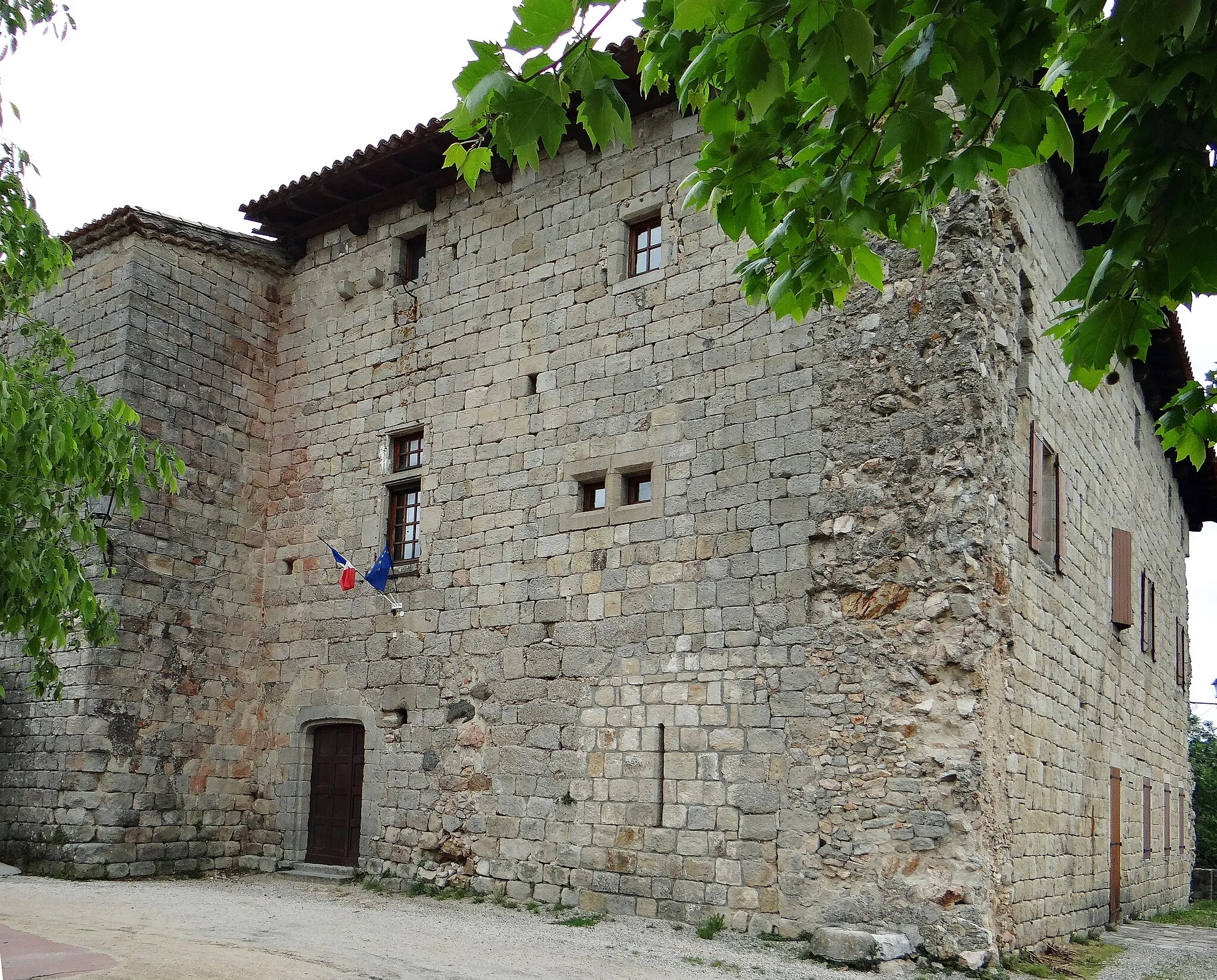 Photo showing: Château de Joannas - Extérieur - Façade ouest