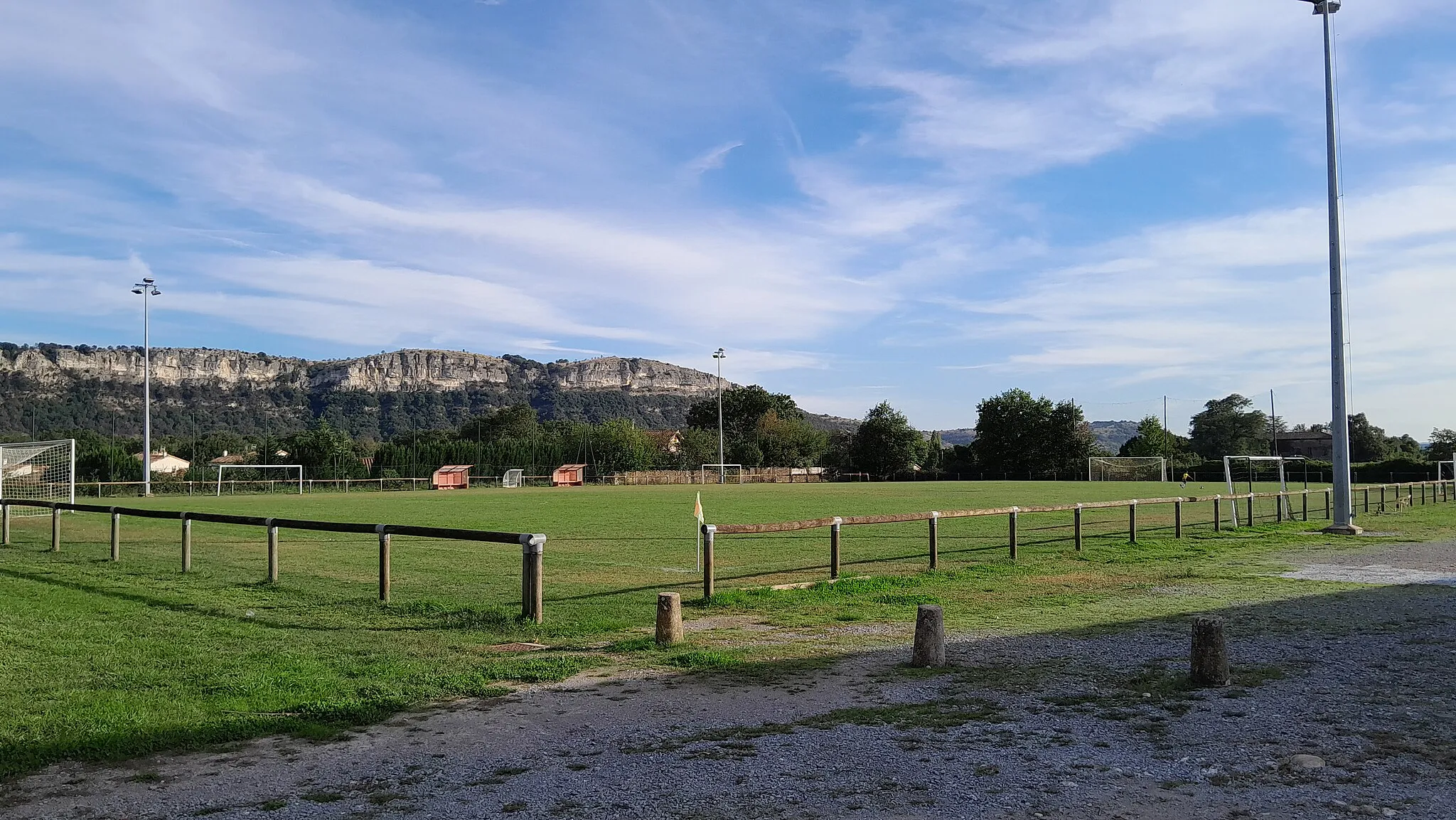 Photo showing: Le Stade Paul Nevissas sur la commune de Saint-Didier-sous-Aubenas (Ardèche), fin septembre 2023.