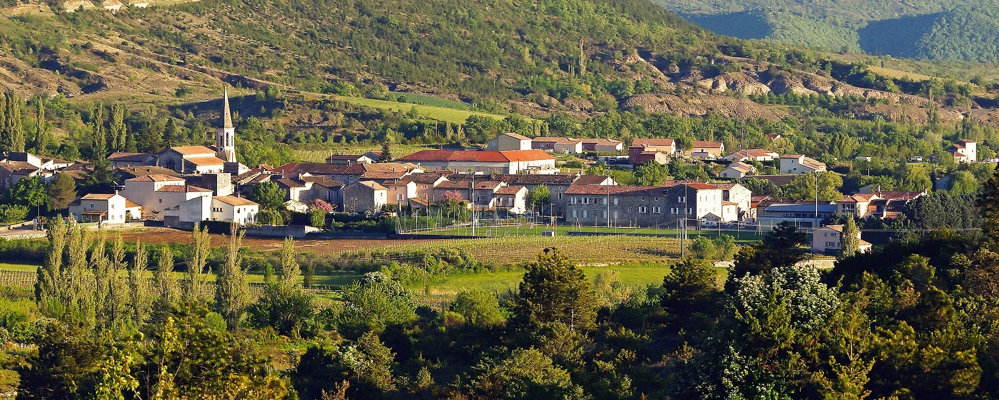 Photo showing: Lussas vue générale