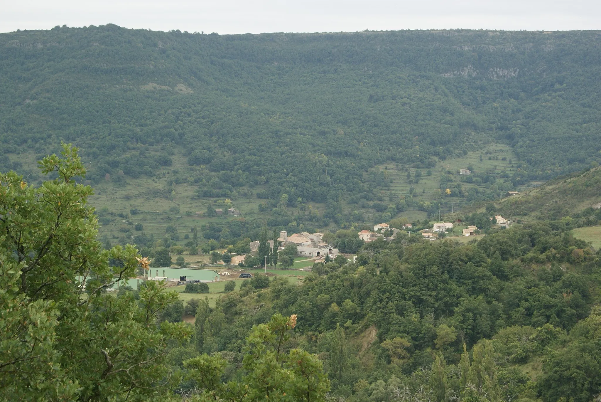 Photo showing: Vue depuis le versant Sud