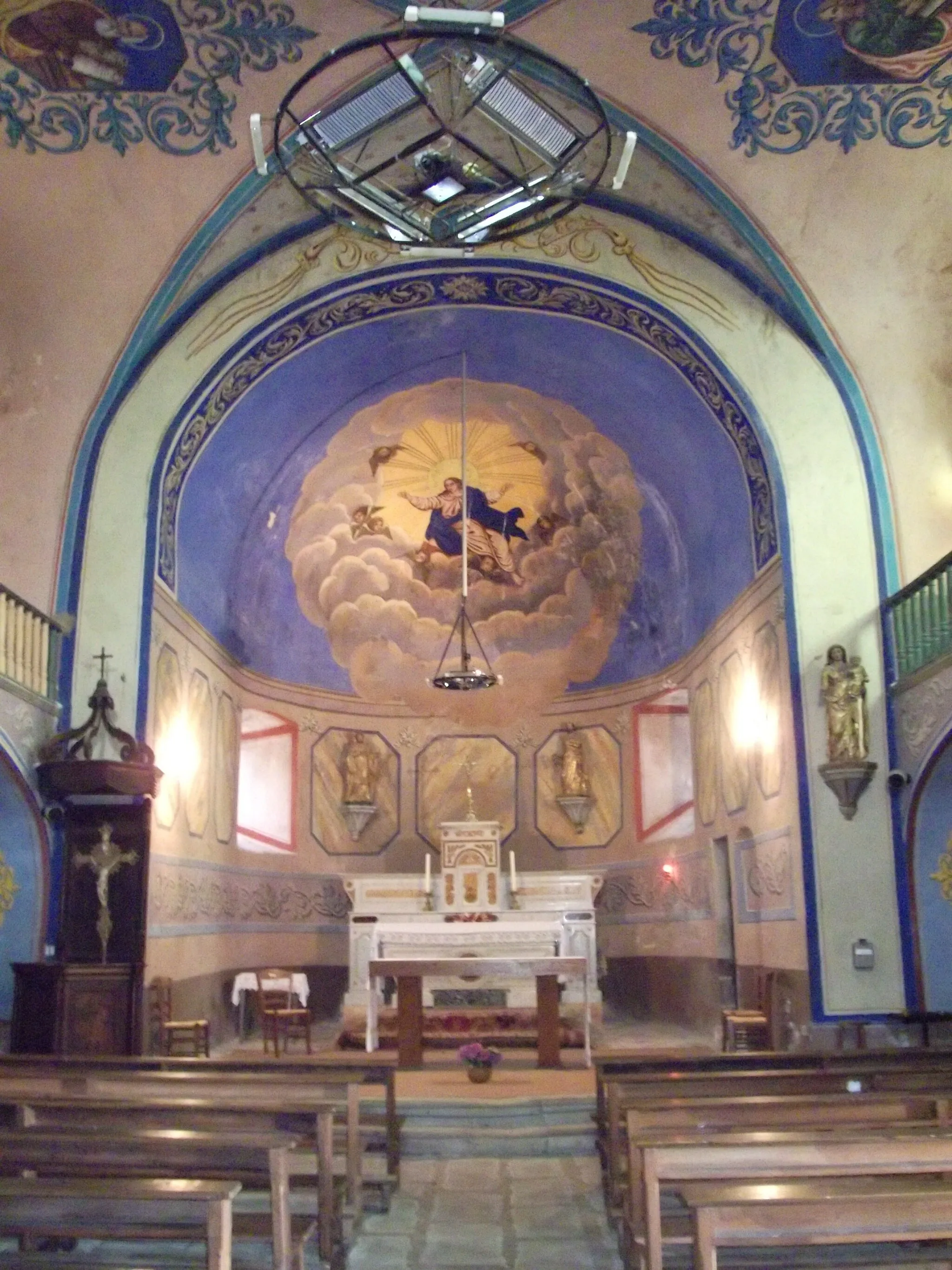 Photo showing: Choeur de l'église Saint-andéol de Saint-Andéol-de-Vals