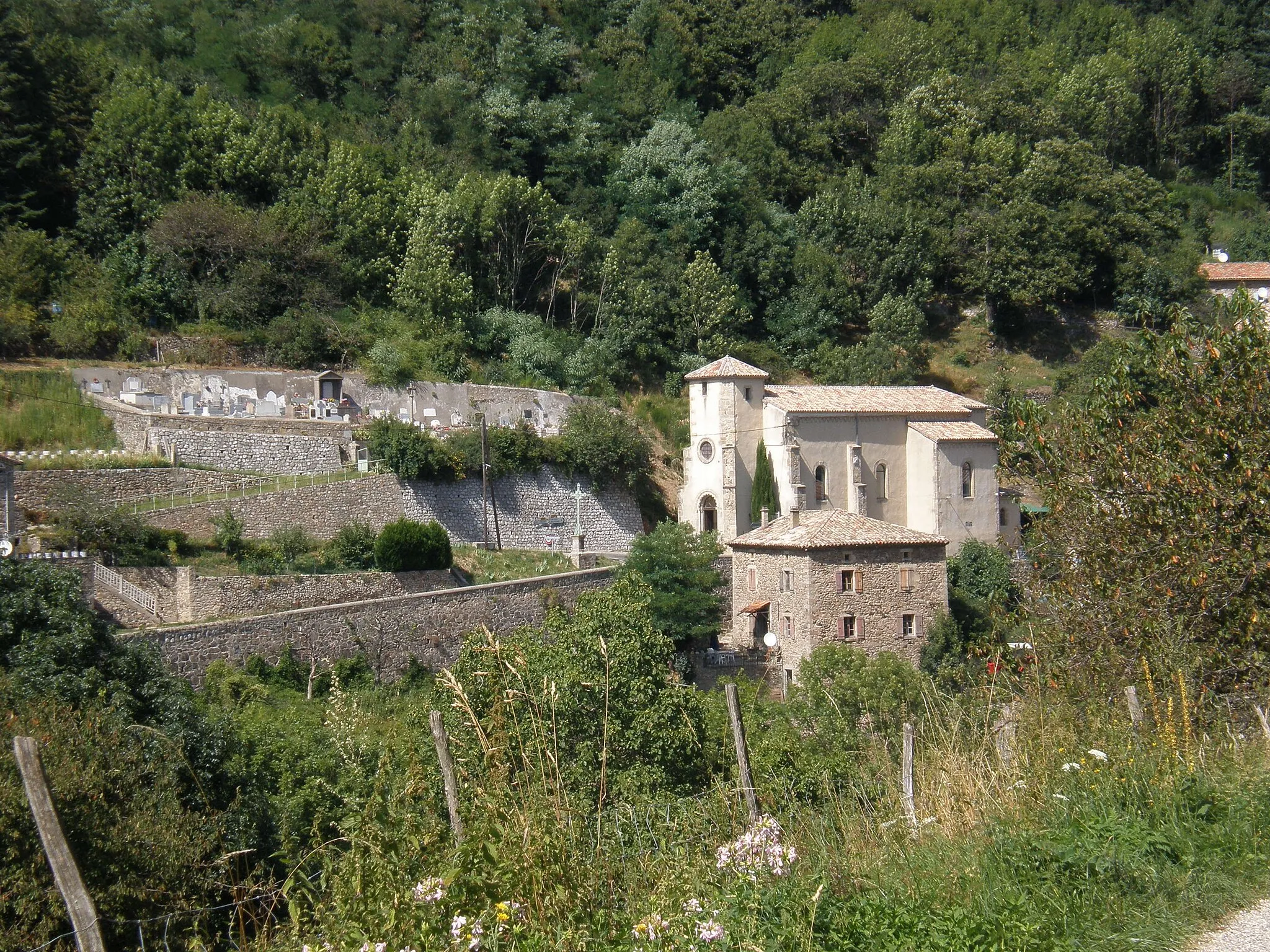 Photo showing: Eglise de Gourdon (Ardèche)