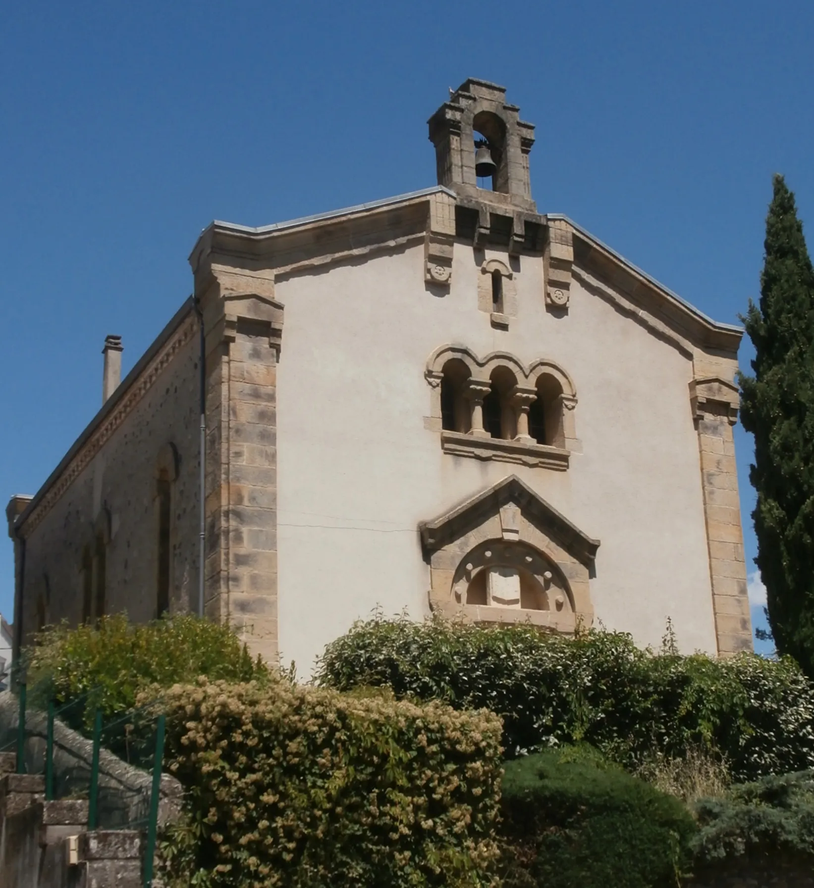 Photo showing: Flaviac: Temple protestant de l'Église Unie
