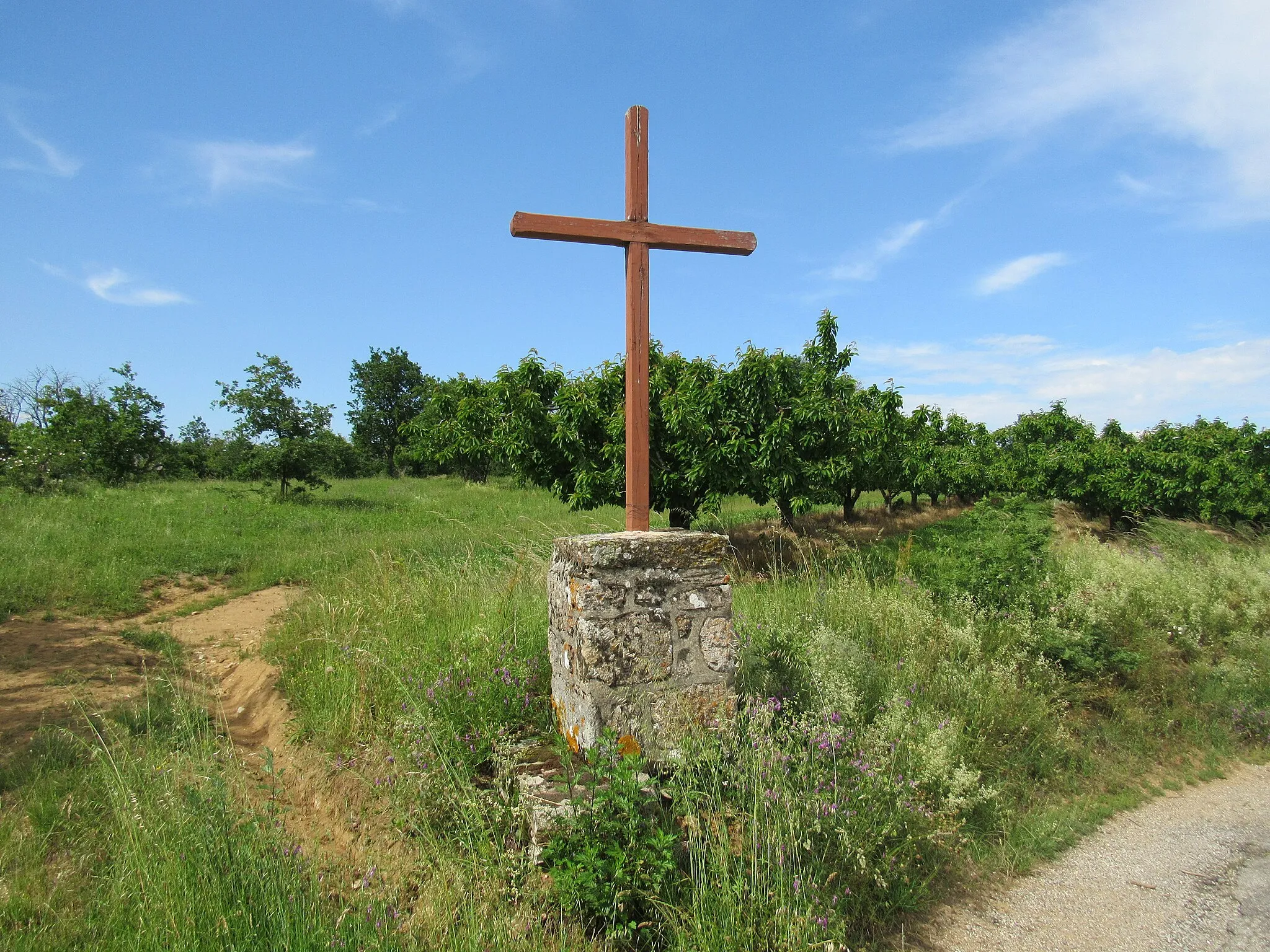 Photo showing: Croix en bois