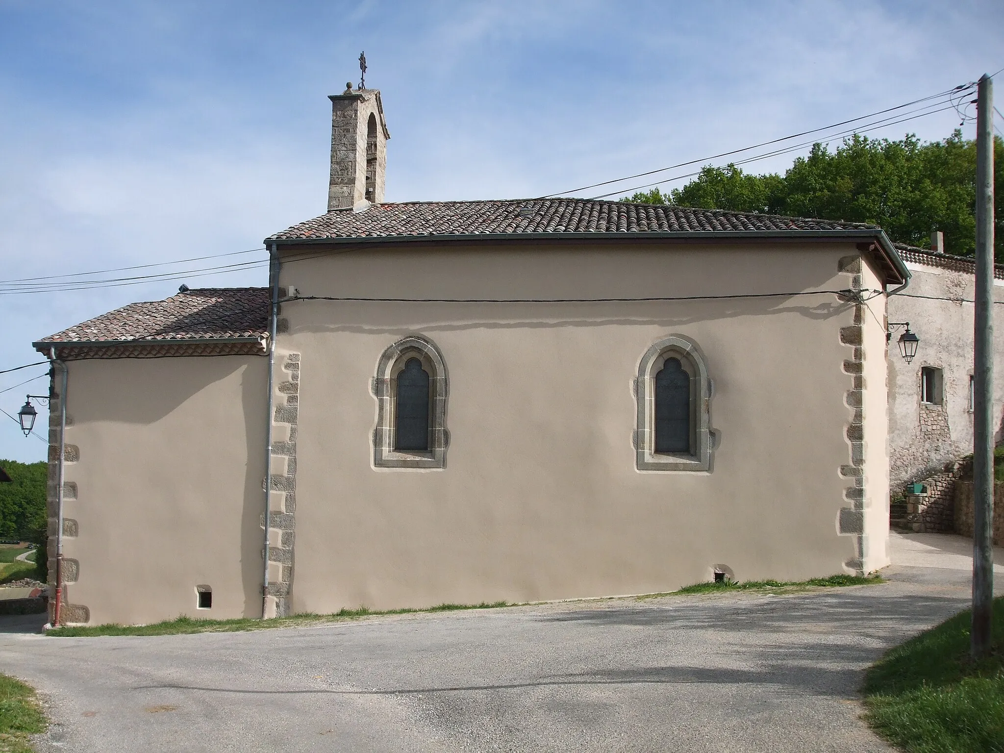 Photo showing: ancienne église de la commune d'Alboussière