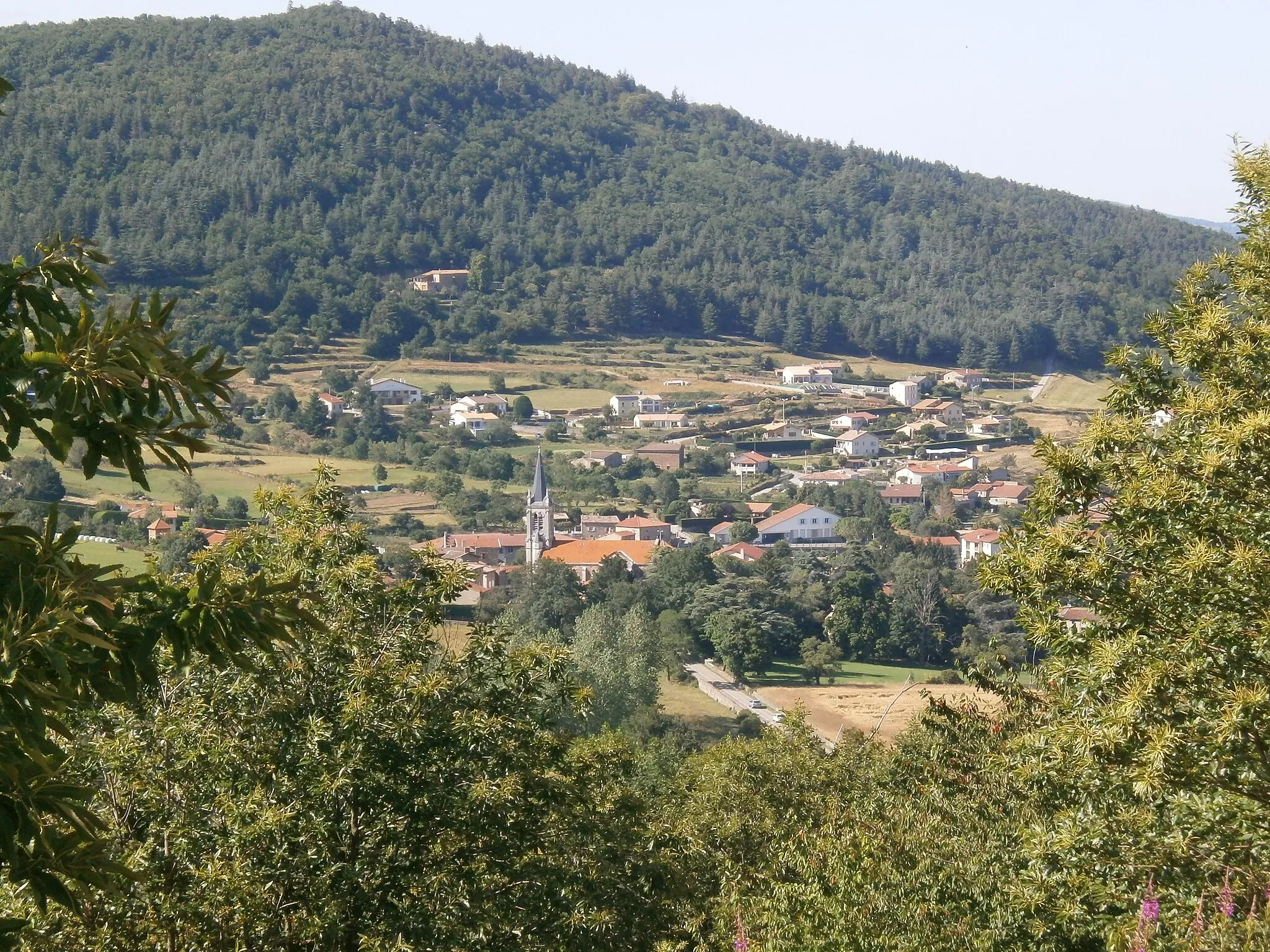 Photo showing: Saint-Alban-d'Ay, vue générale.
