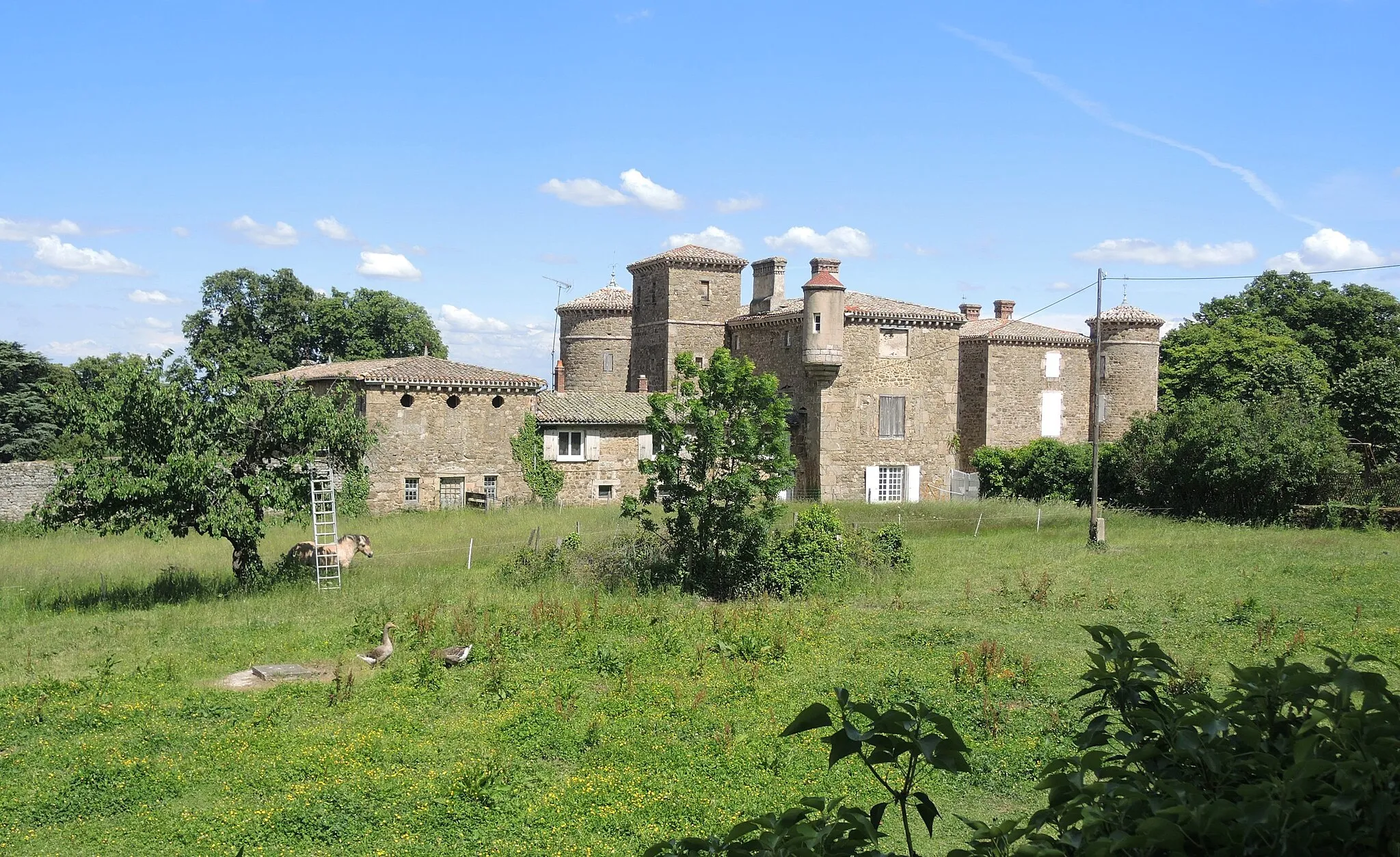 Photo showing: Saint-Alban d'Ay Château des Rieux