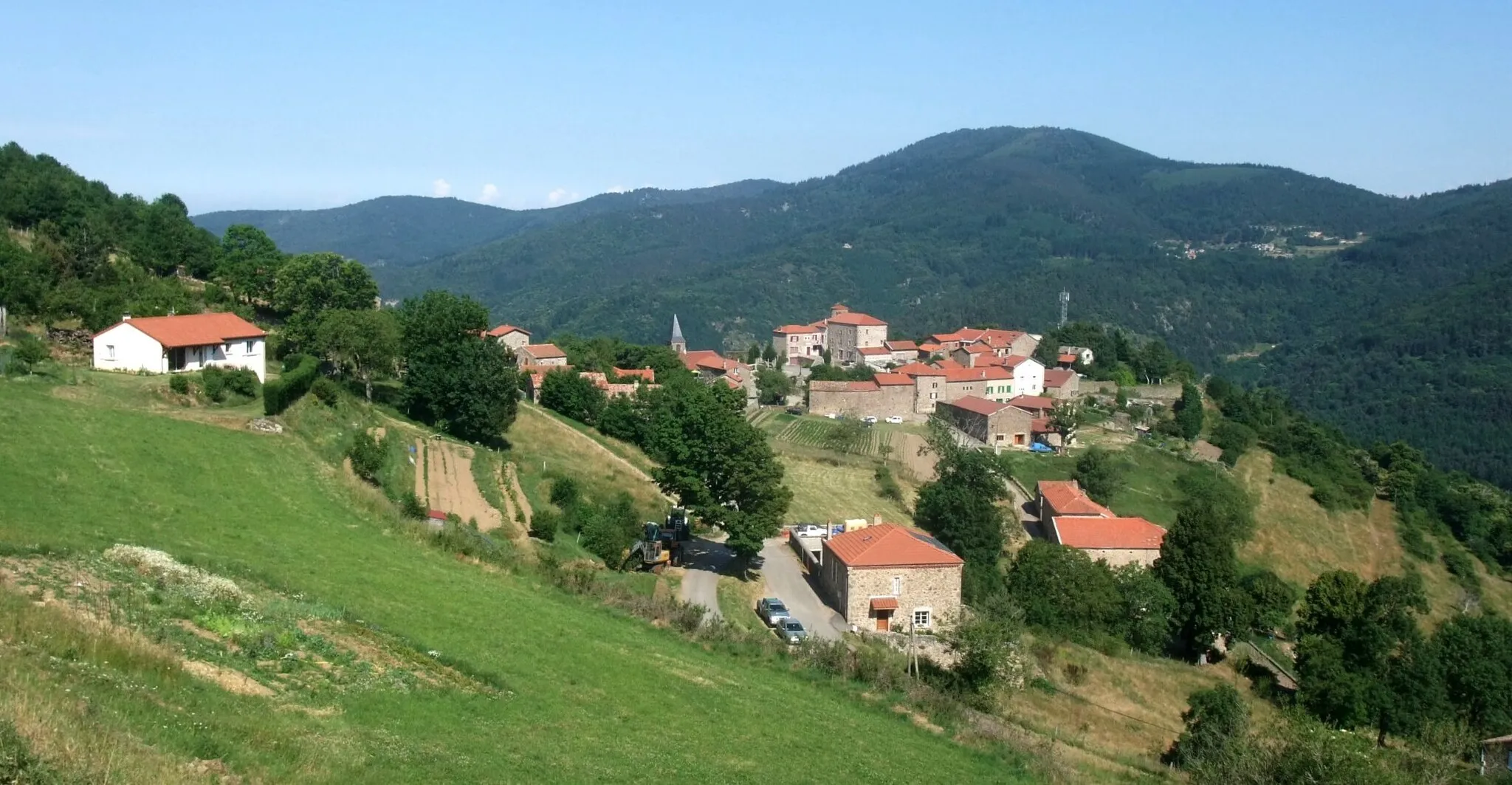 Photo showing: Monestier (Ardèche) vue générale