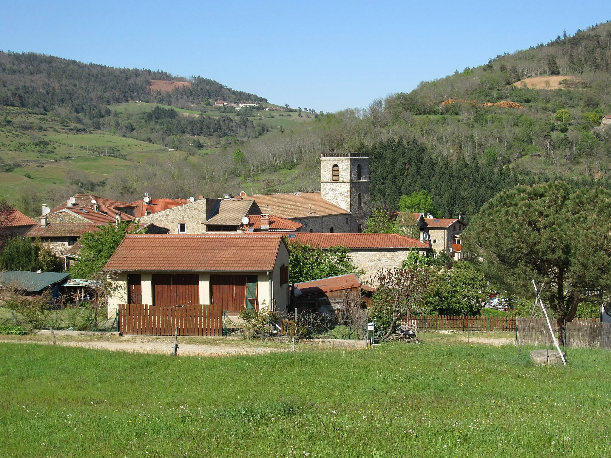 Photo showing: vue du village