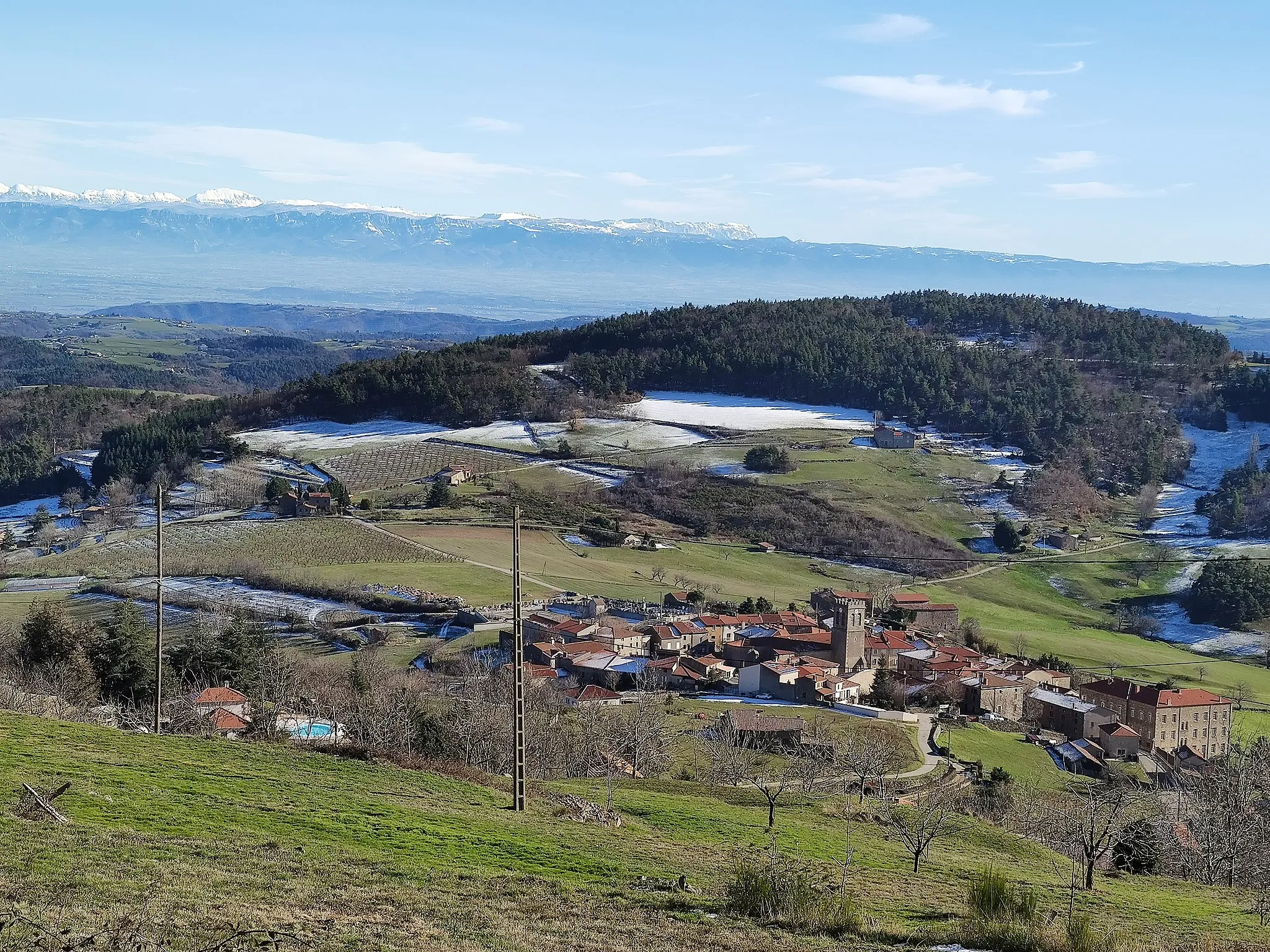 Photo showing: Village of Saint-Victor, Ardèche, France