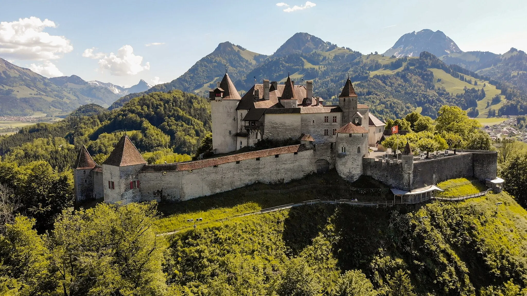 Photo showing: Gruyères Castle