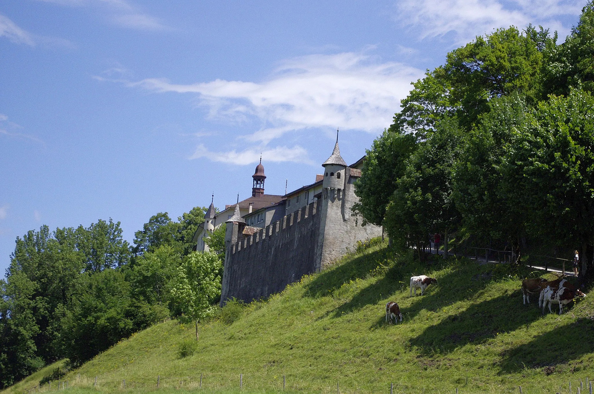 Photo showing: La ville de Gruyère, Suisse.