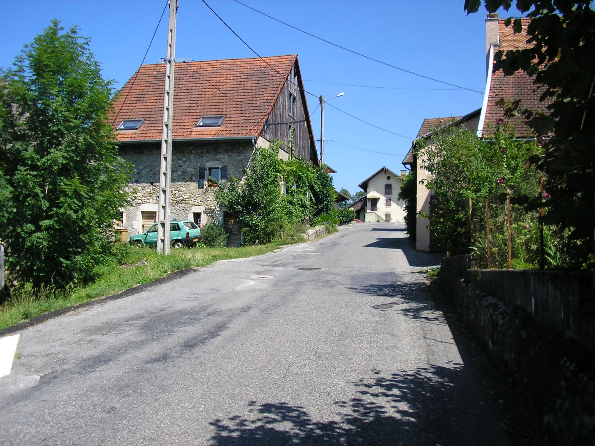 Photo showing: Route d'Arpigny in Marcellaz.