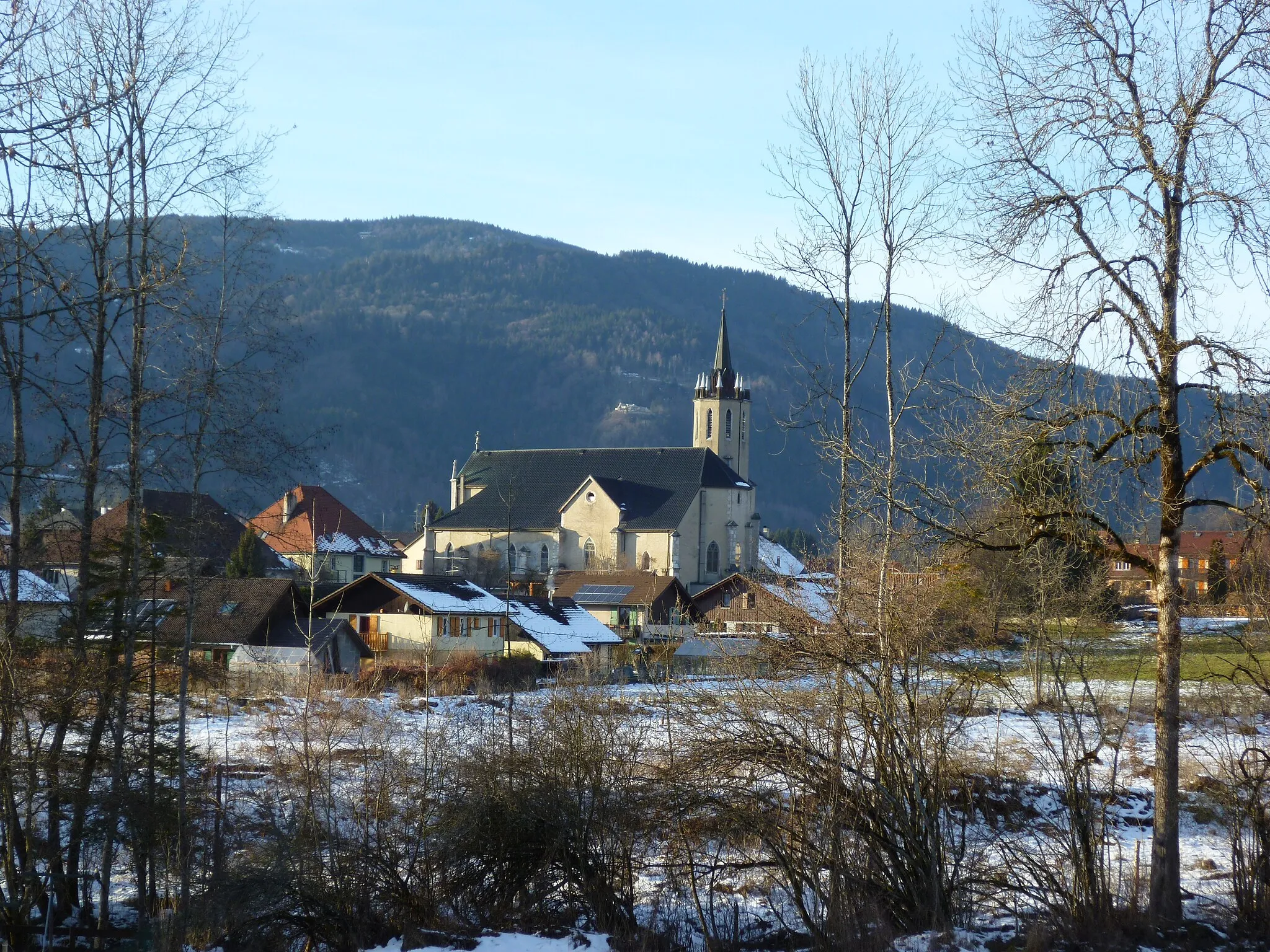 Photo showing: Boëge Church in Haute-Savoie, France