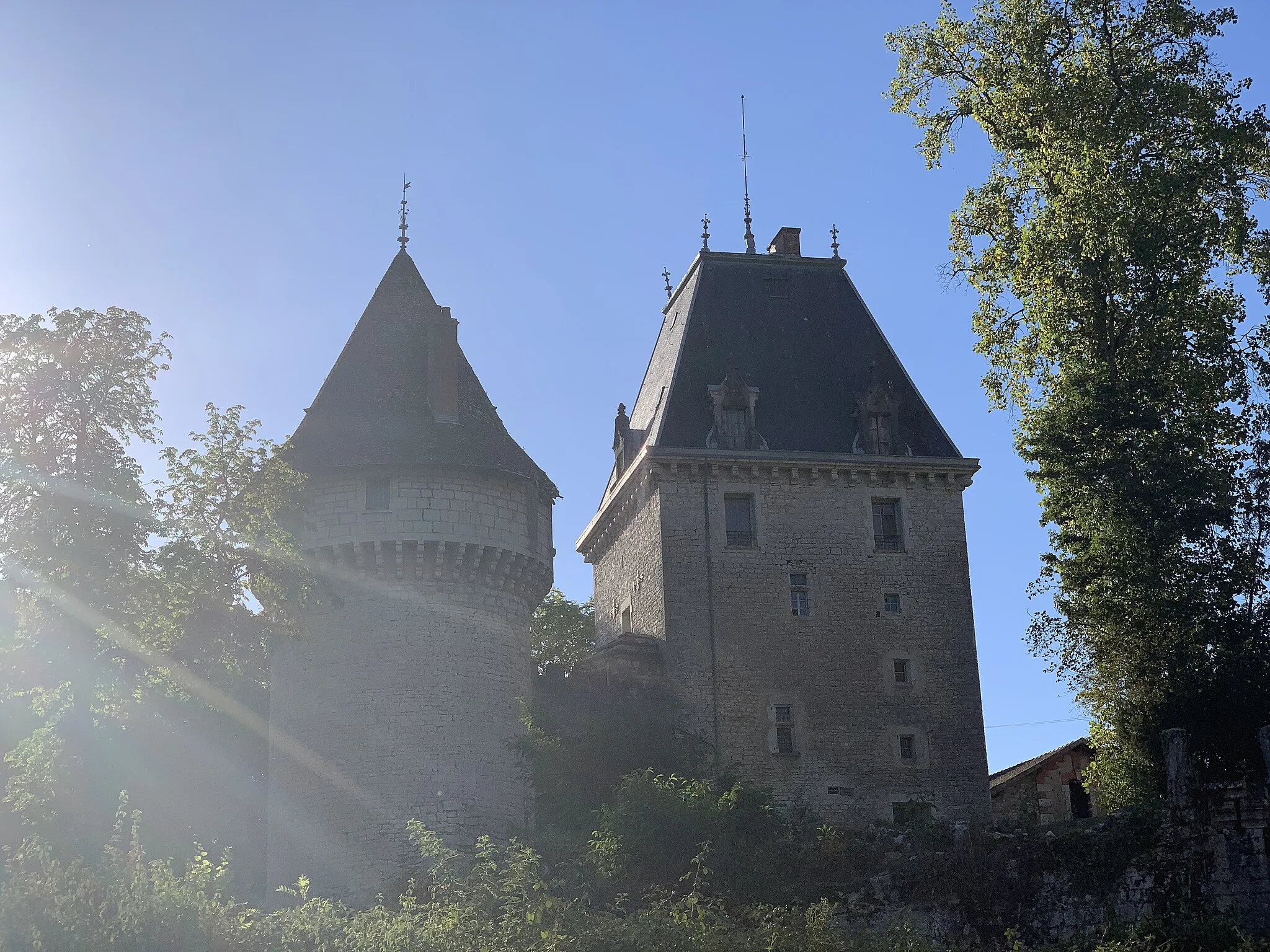 Photo showing: Château de la Cueille, Poncin.