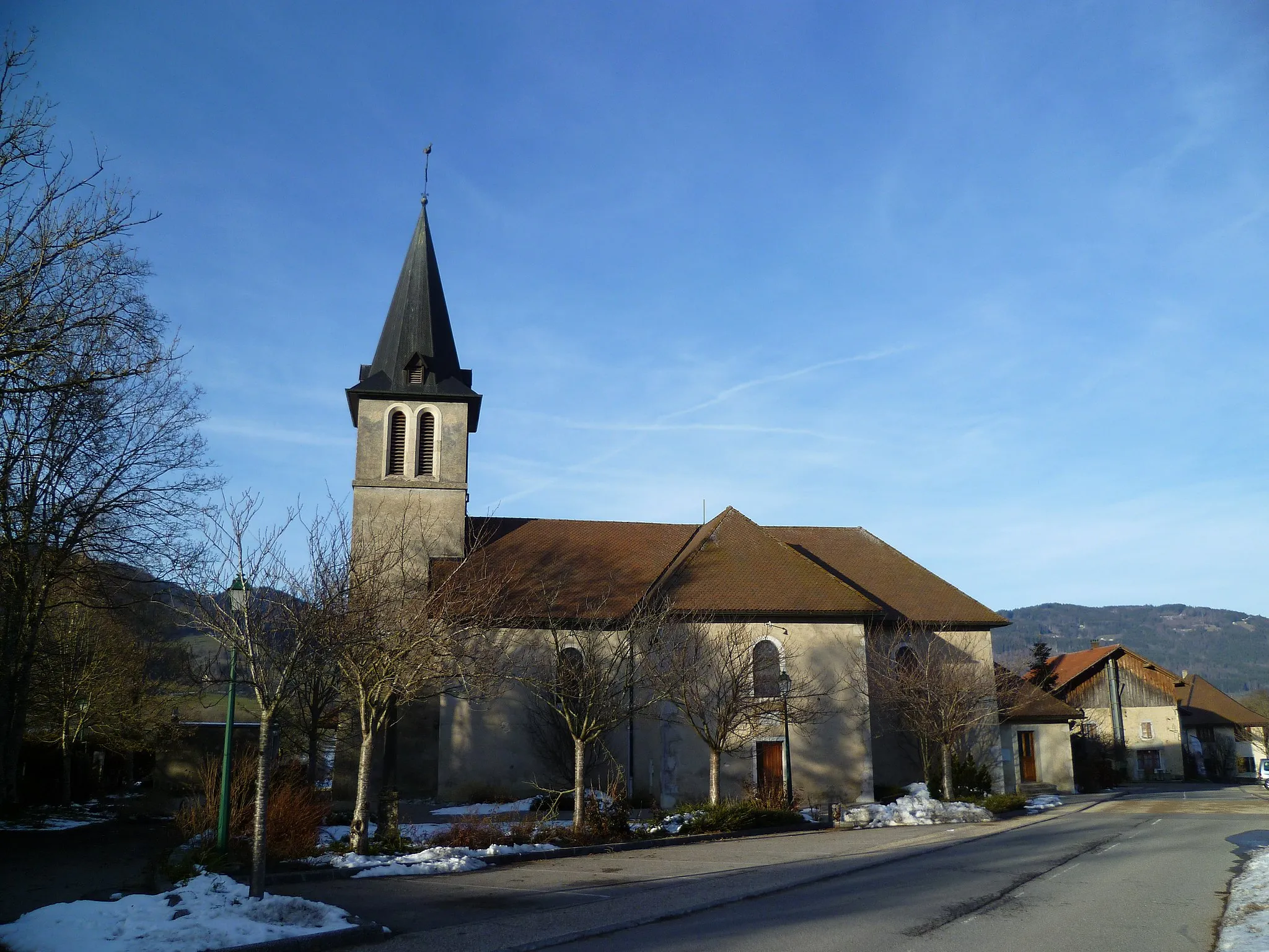 Photo showing: Saint-André-de-Boëge church in Haute-Savoie, France