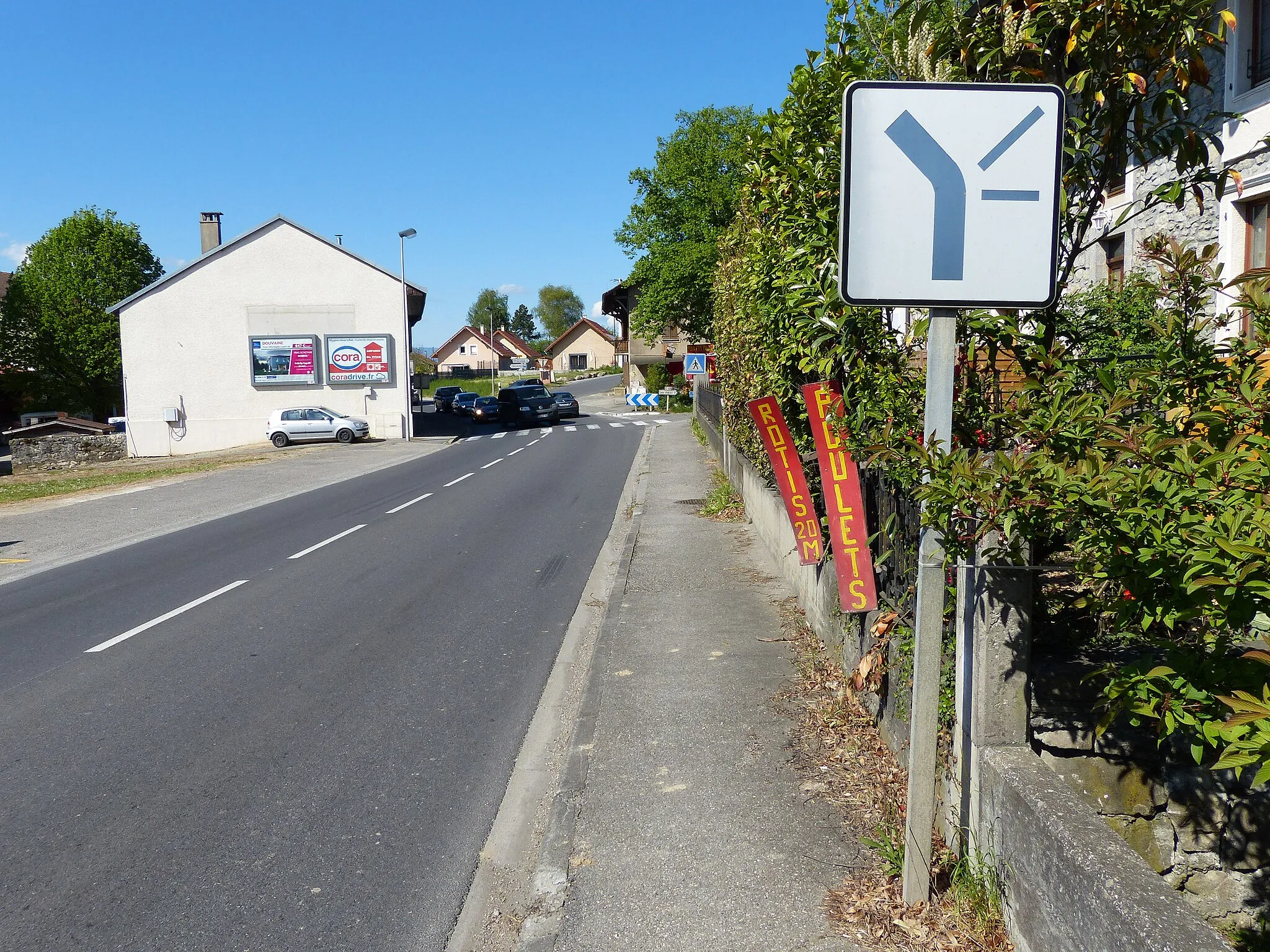 Photo showing: Panneau M7, à Loisin, Haute-Savoie, France.