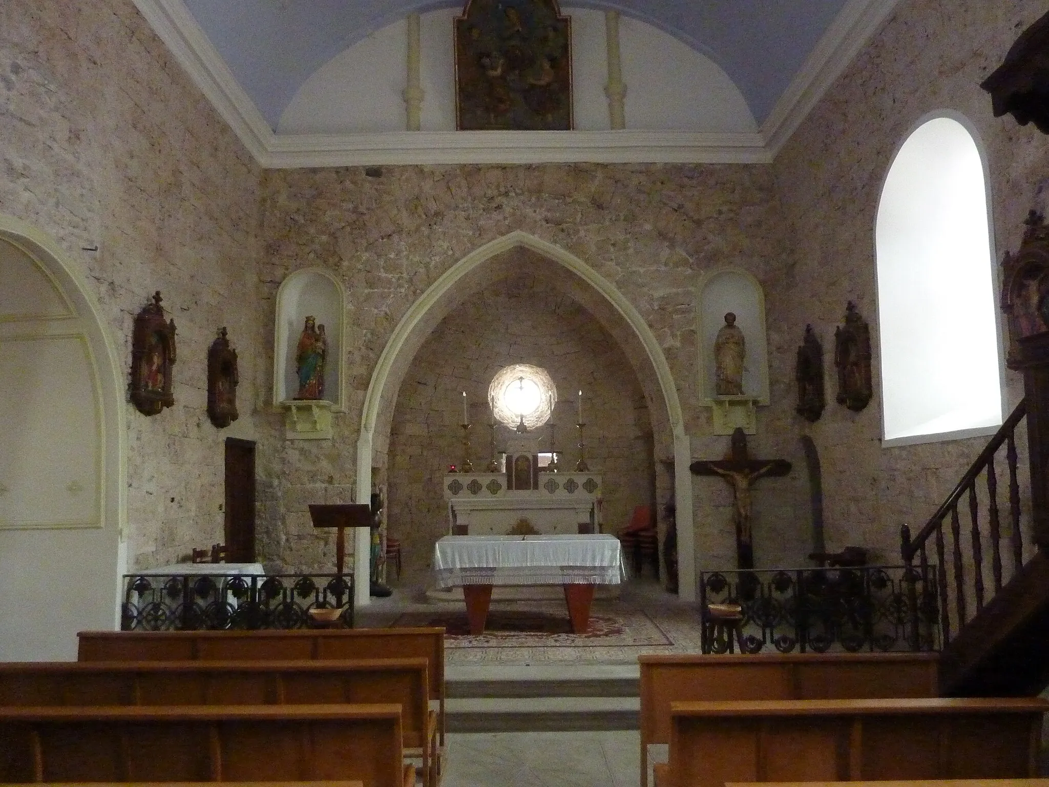 Photo showing: Intérieur de l'église d'Auberives-en-Royans, Isère, France