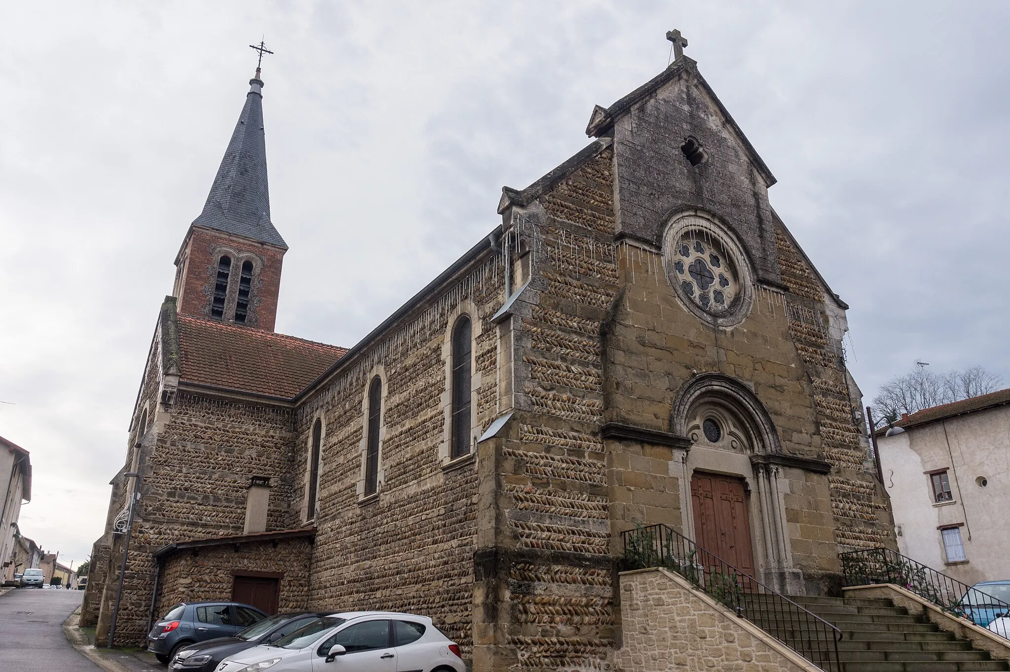 Photo showing: Église Saint Roch d'Auberives-sur-Varèze