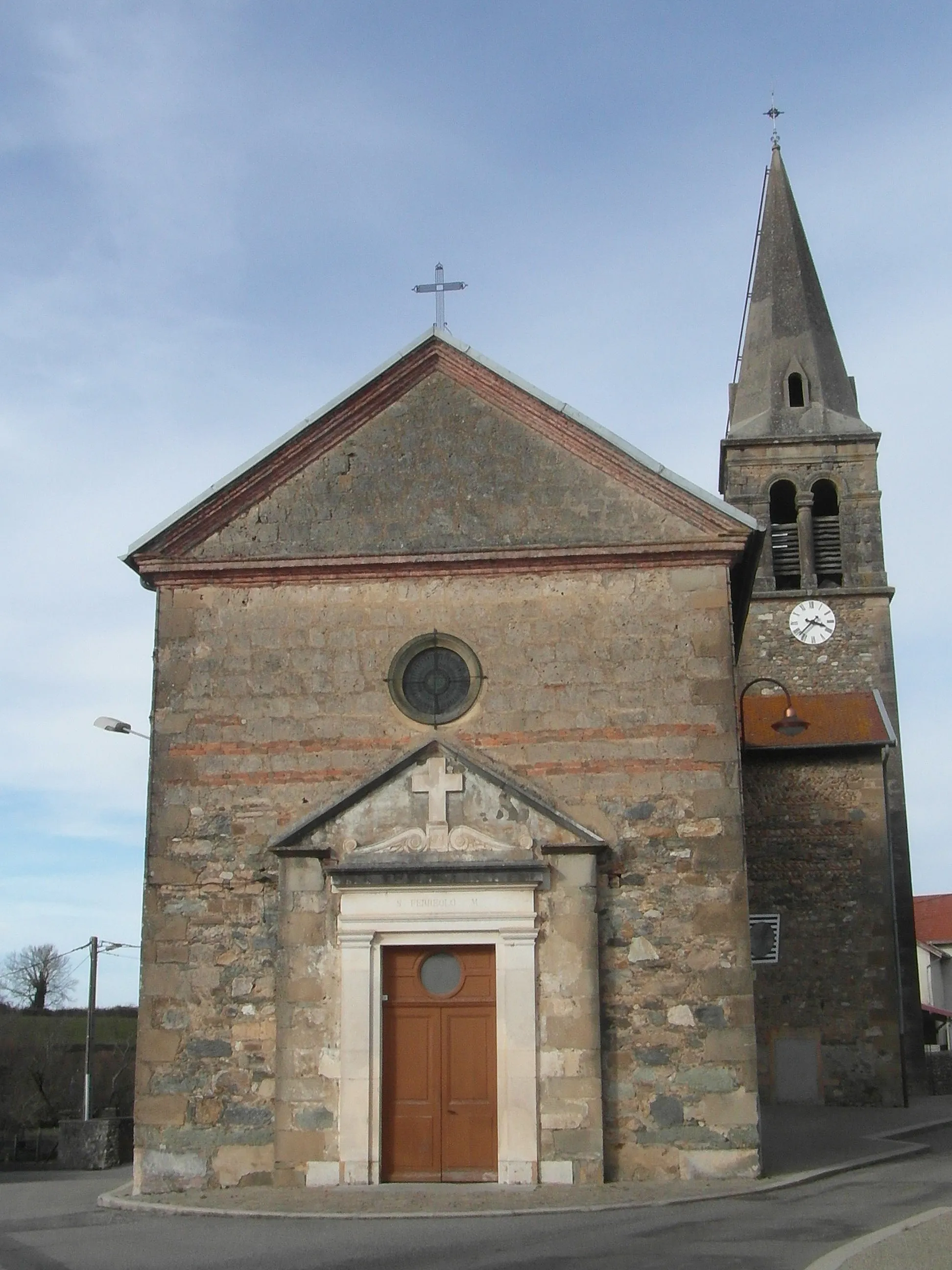 Photo showing: Église de Bizonnes en mars 2019