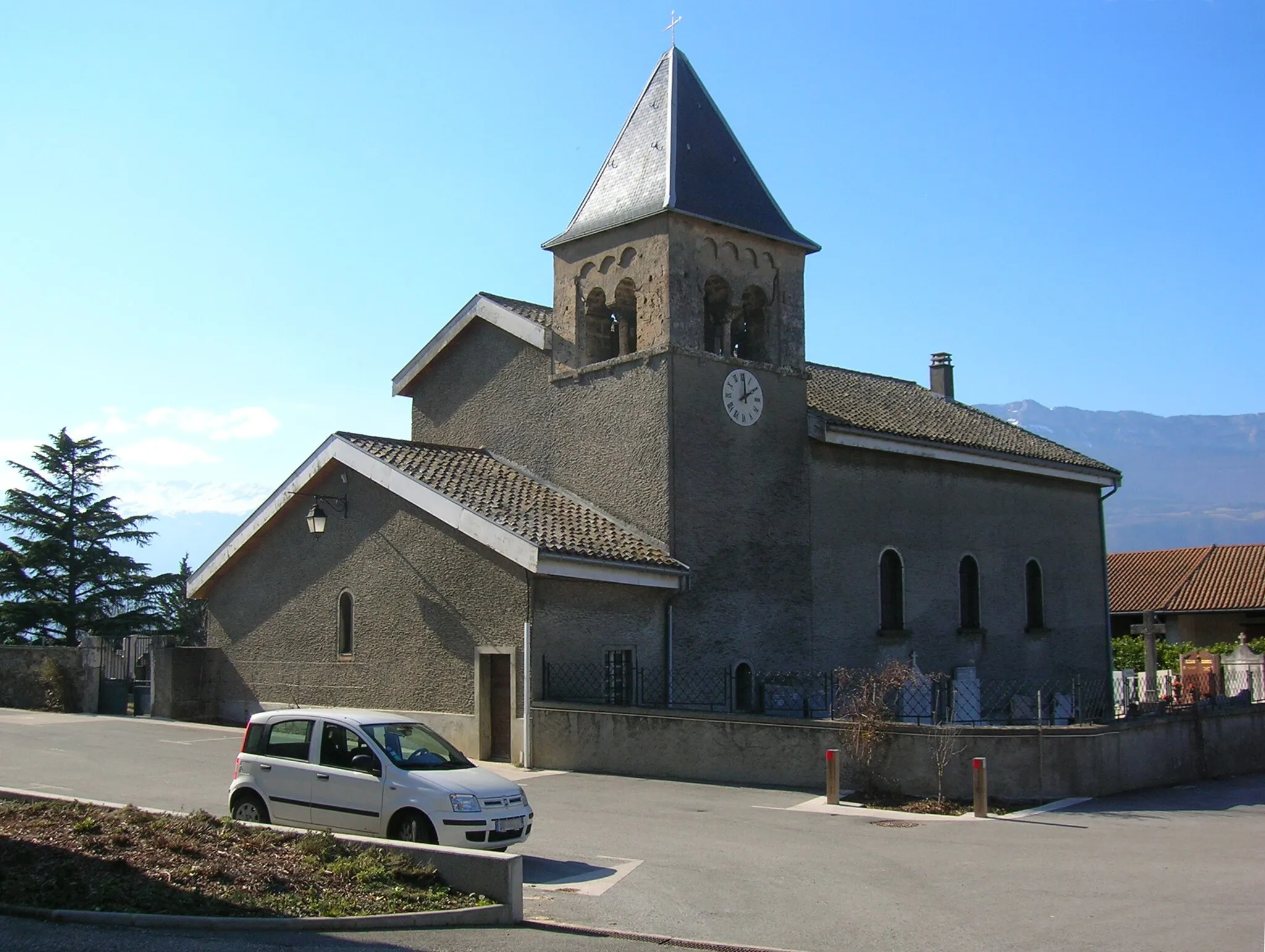 Photo showing: église de Champagnier, Isère, AuRA, France.