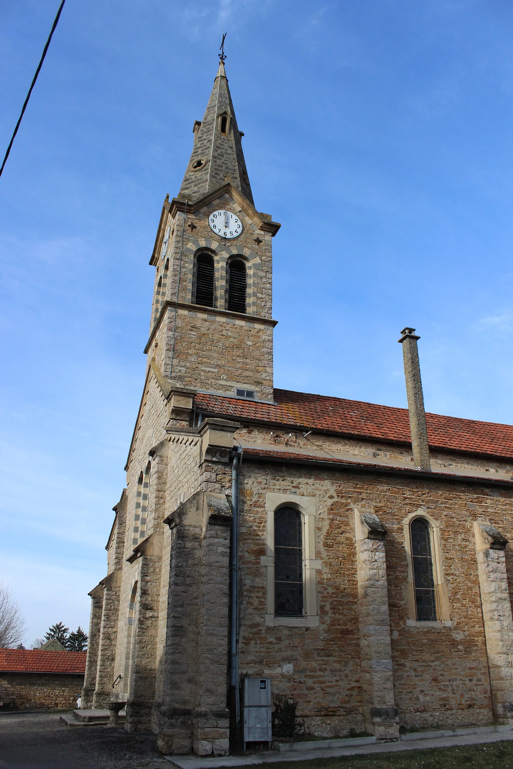 Photo showing: Église Saint-Blaise de Chozeau.