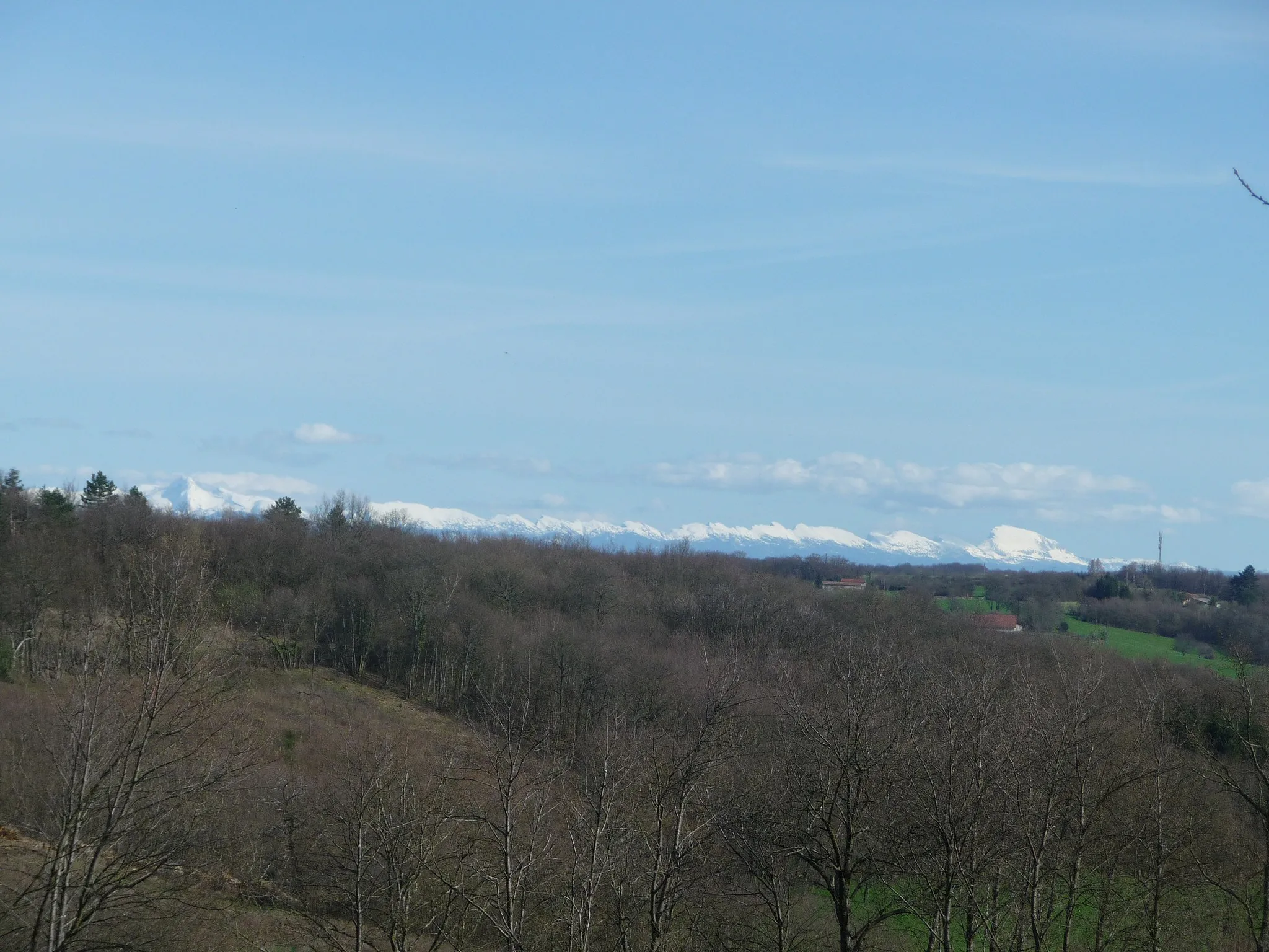 Photo showing: Le Vercors depuis les hauteurs de la commune de Cour et Buis.