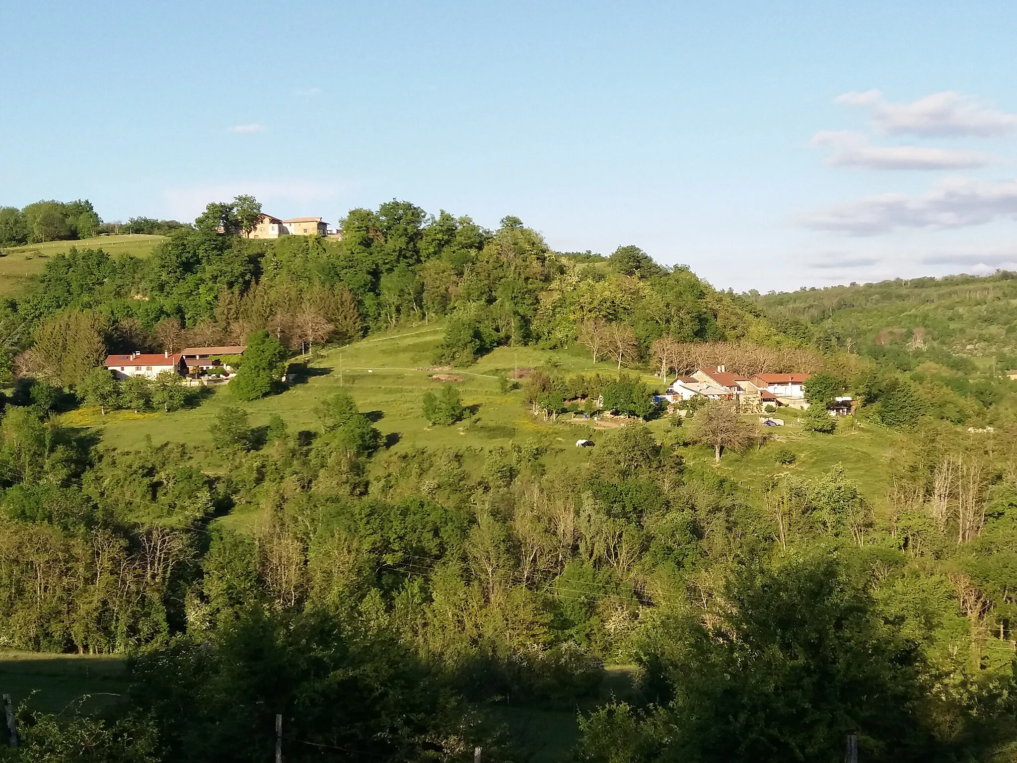 Photo showing: Panorama near Dionay, Isère, France.