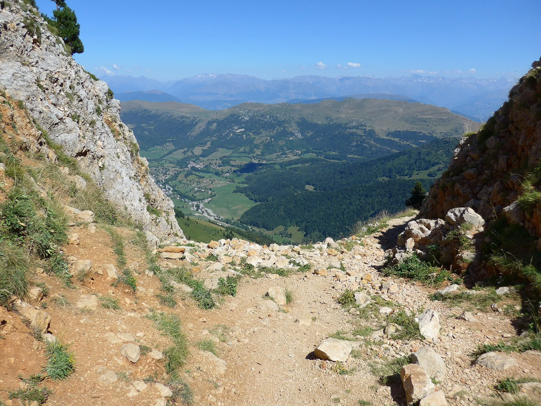 Photo showing: Haut plateau du Vercors vu du col
