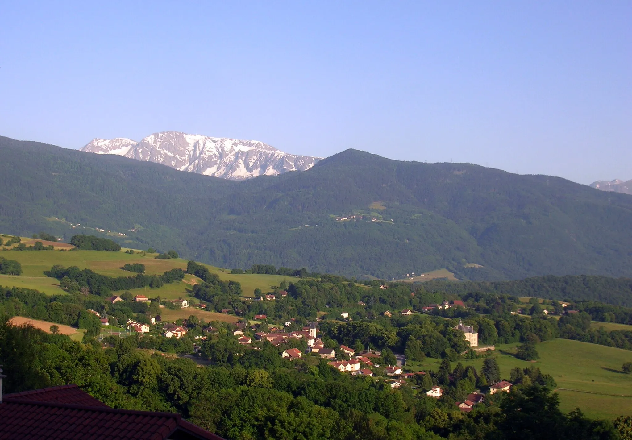 Photo showing: Panorama de Herbeys, Isère, Rhone-Alpes, France.