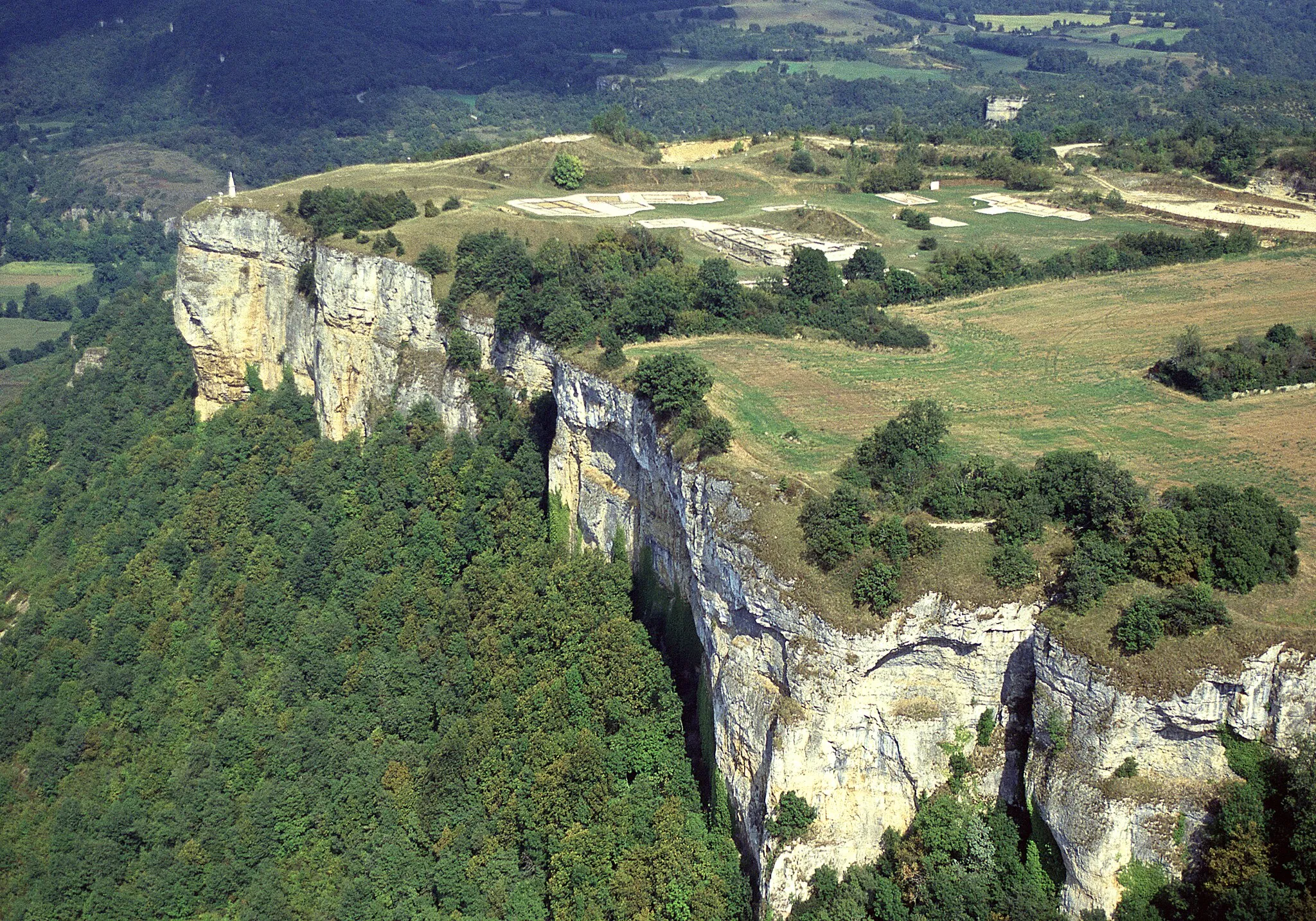 Photo showing: Vue aérienne du site de Larina