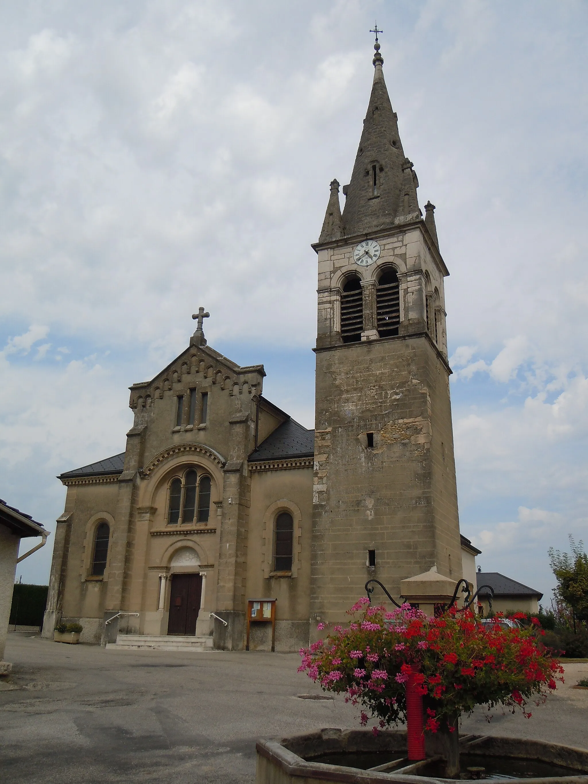 Photo showing: La Bâtie-Divisin : église paroissiale