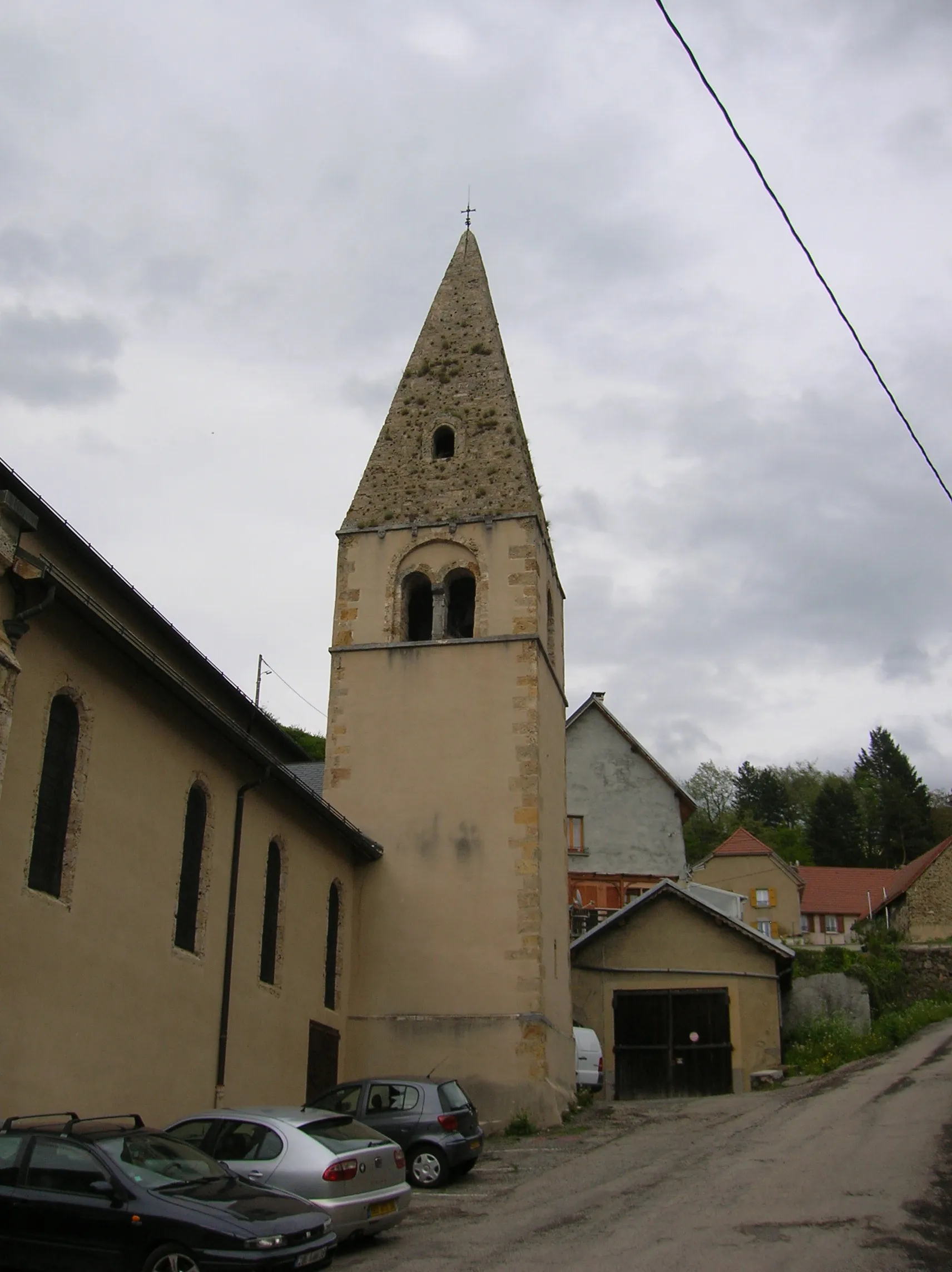 Photo showing: clocher de l'église, La Motte-d'Aveillans