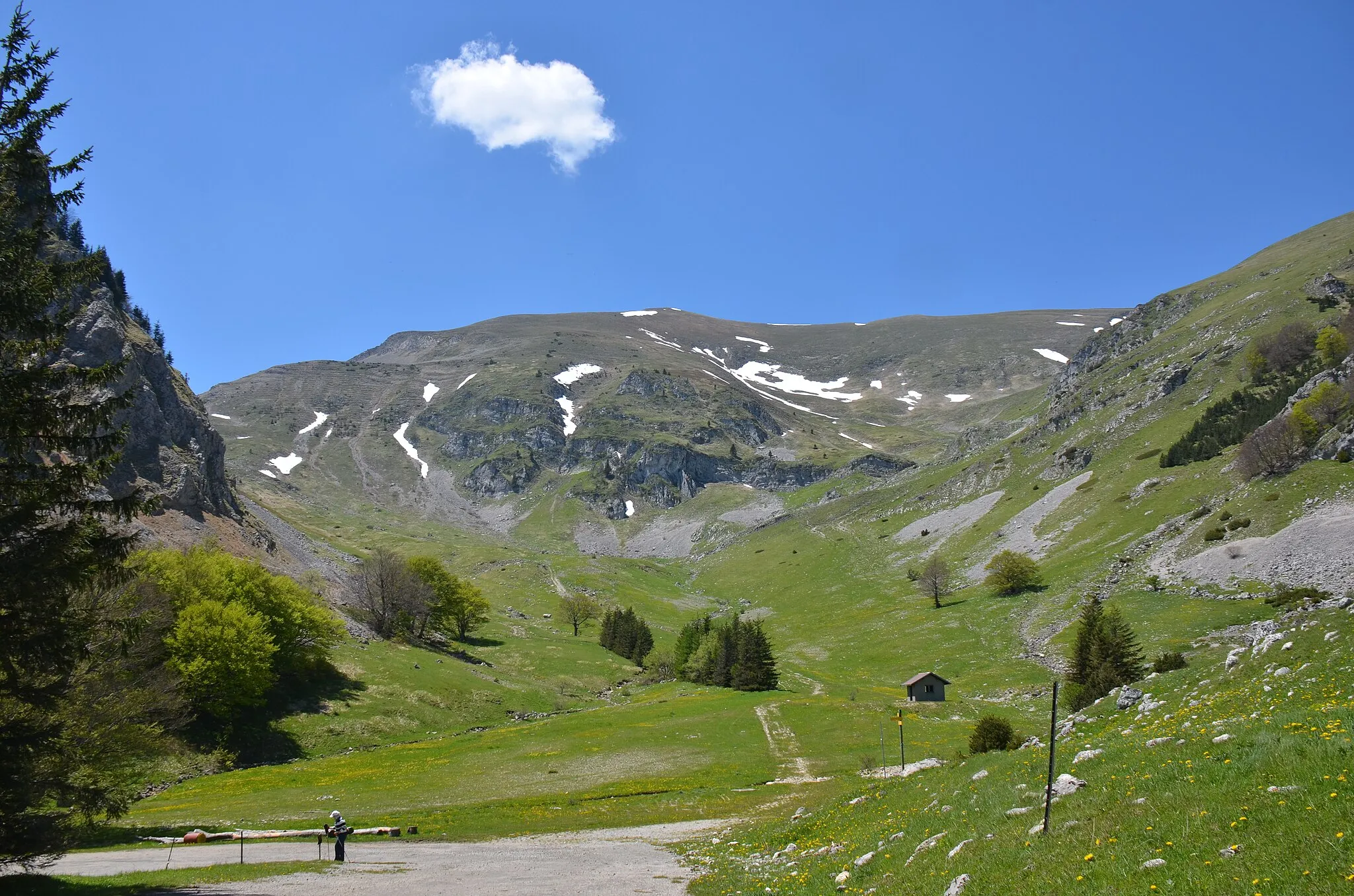 Photo showing: Mountain chain near Lalley France with superb walking possibilities