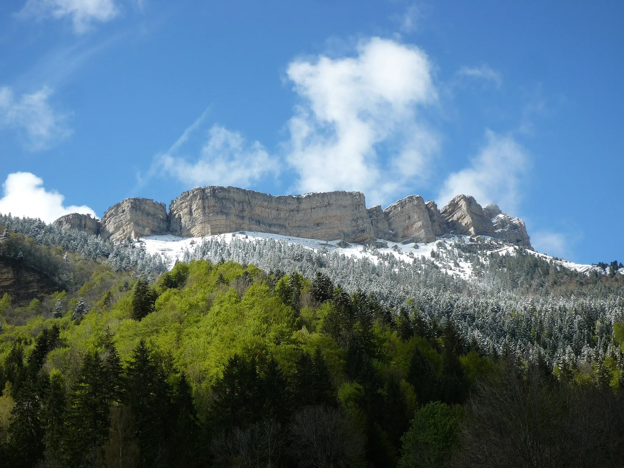 Photo showing: Chamechaude vu depuis Le Sappey-en-Chartreuse.