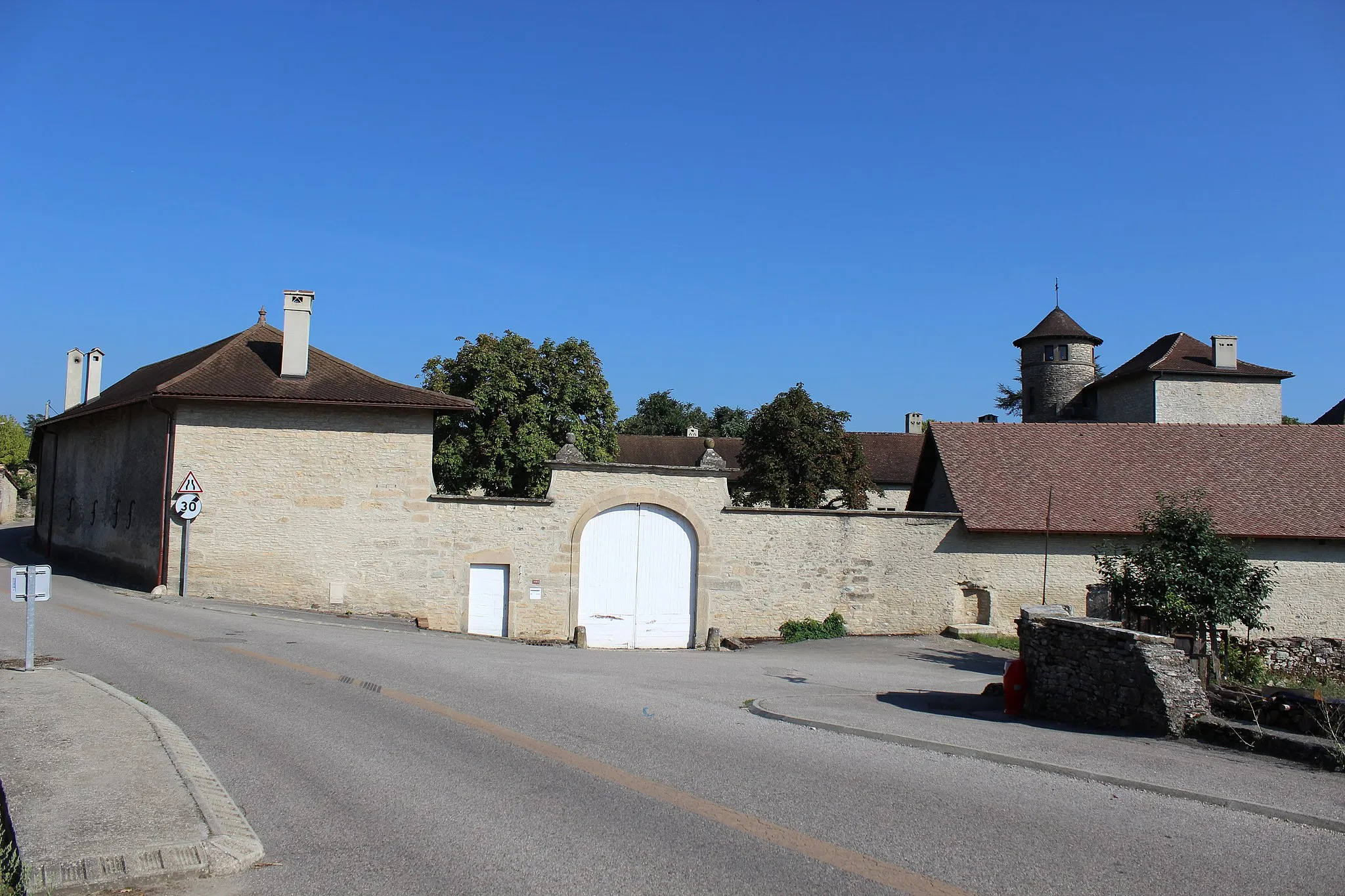 Photo showing: Château à Moras.