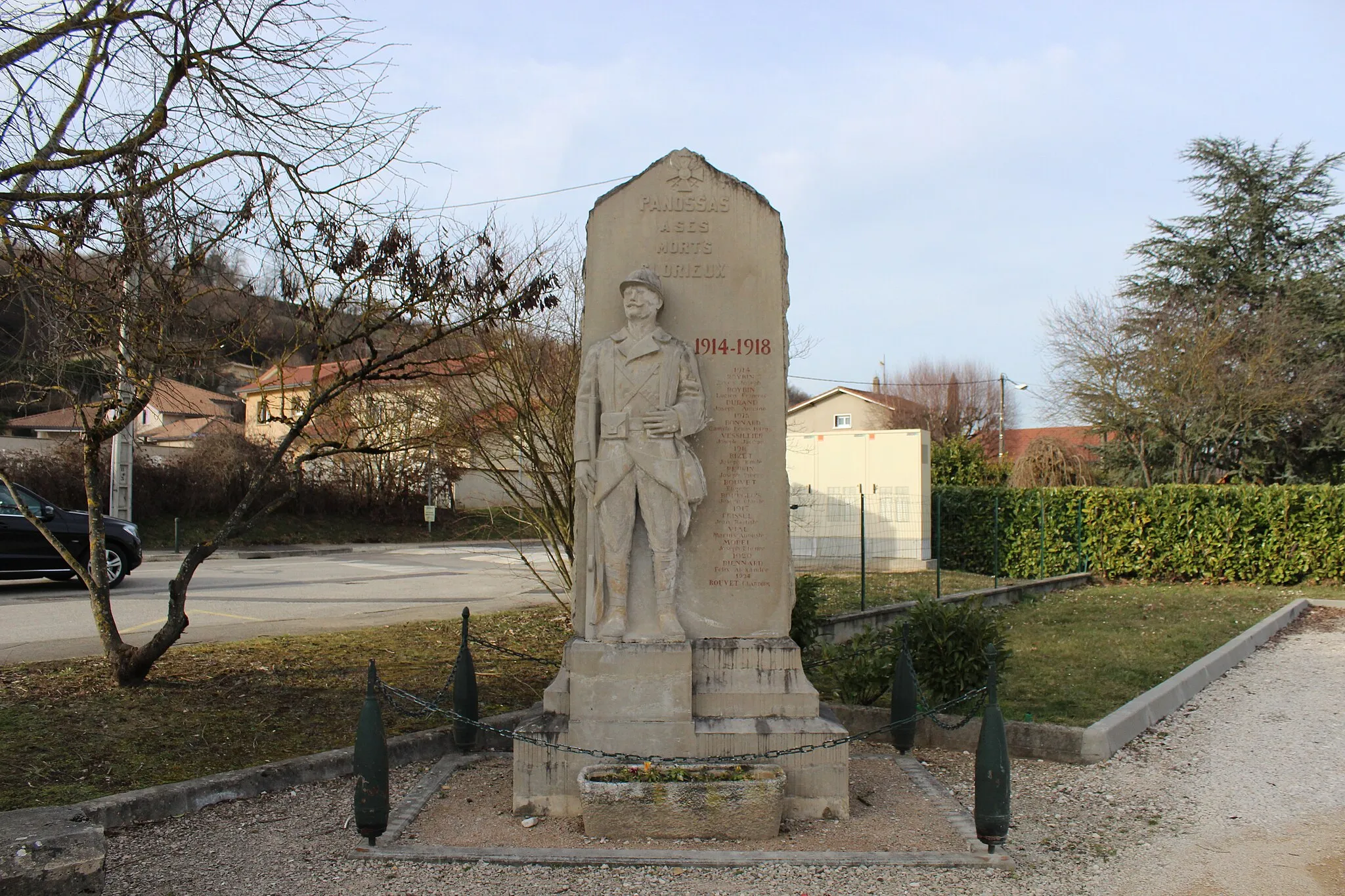 Photo showing: Monument aux morts 1914-1918 de Panossas.