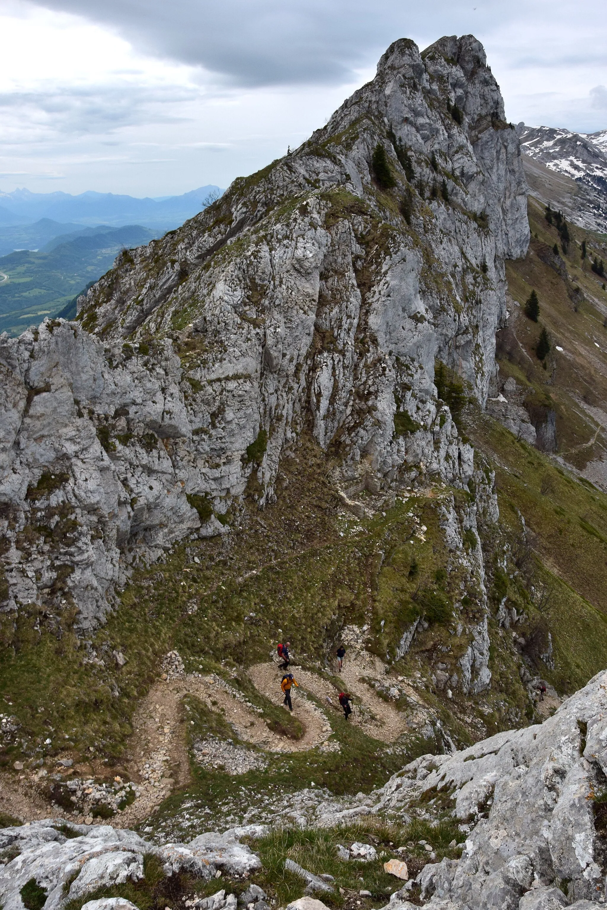 Photo showing: Col Vert versant Nord (côté Lans en Vercors)