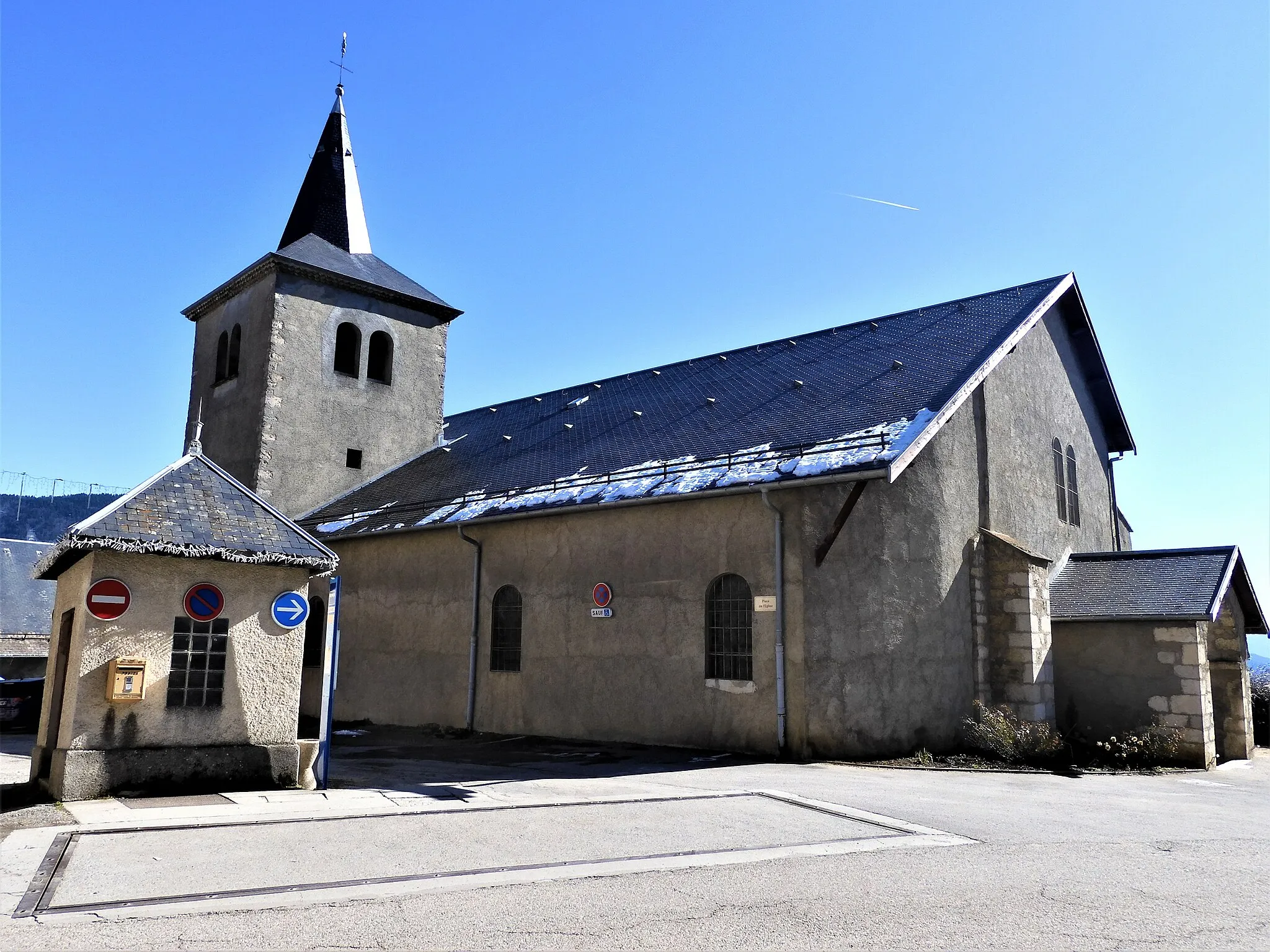 Photo showing: Église de Sinard en février 2022