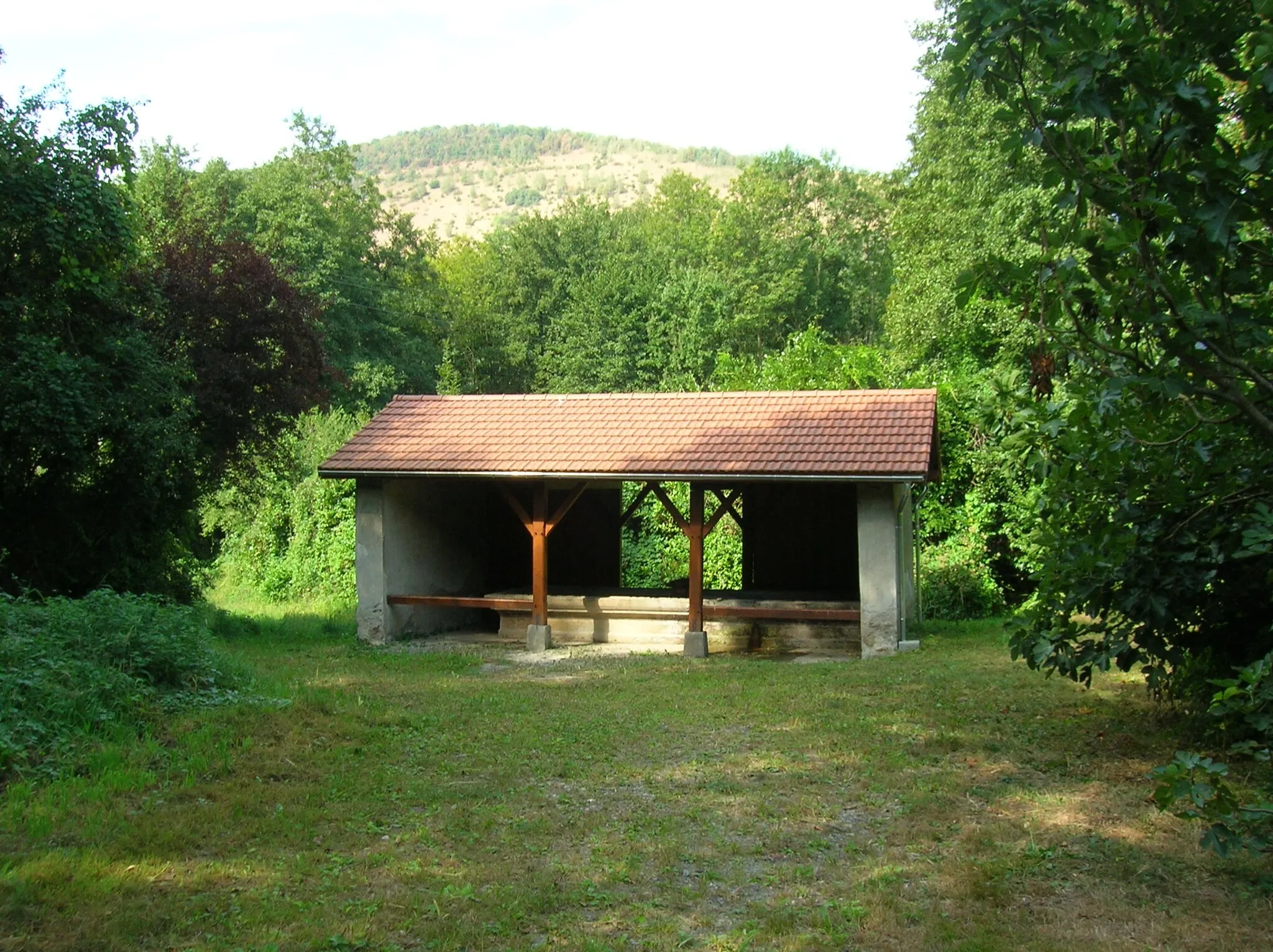 Photo showing: Lavoir du Gorgot. Vaulnaveys-le-Bas, Isère, AuRA, France.