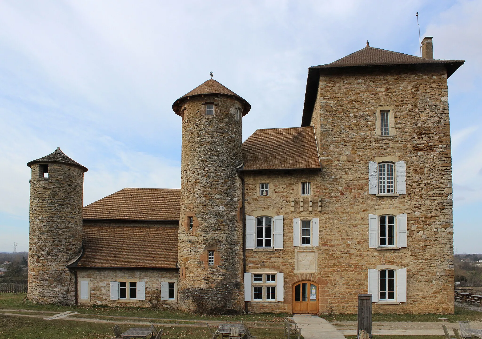 Photo showing: La commanderie de Montiracle à Villemoirieu.