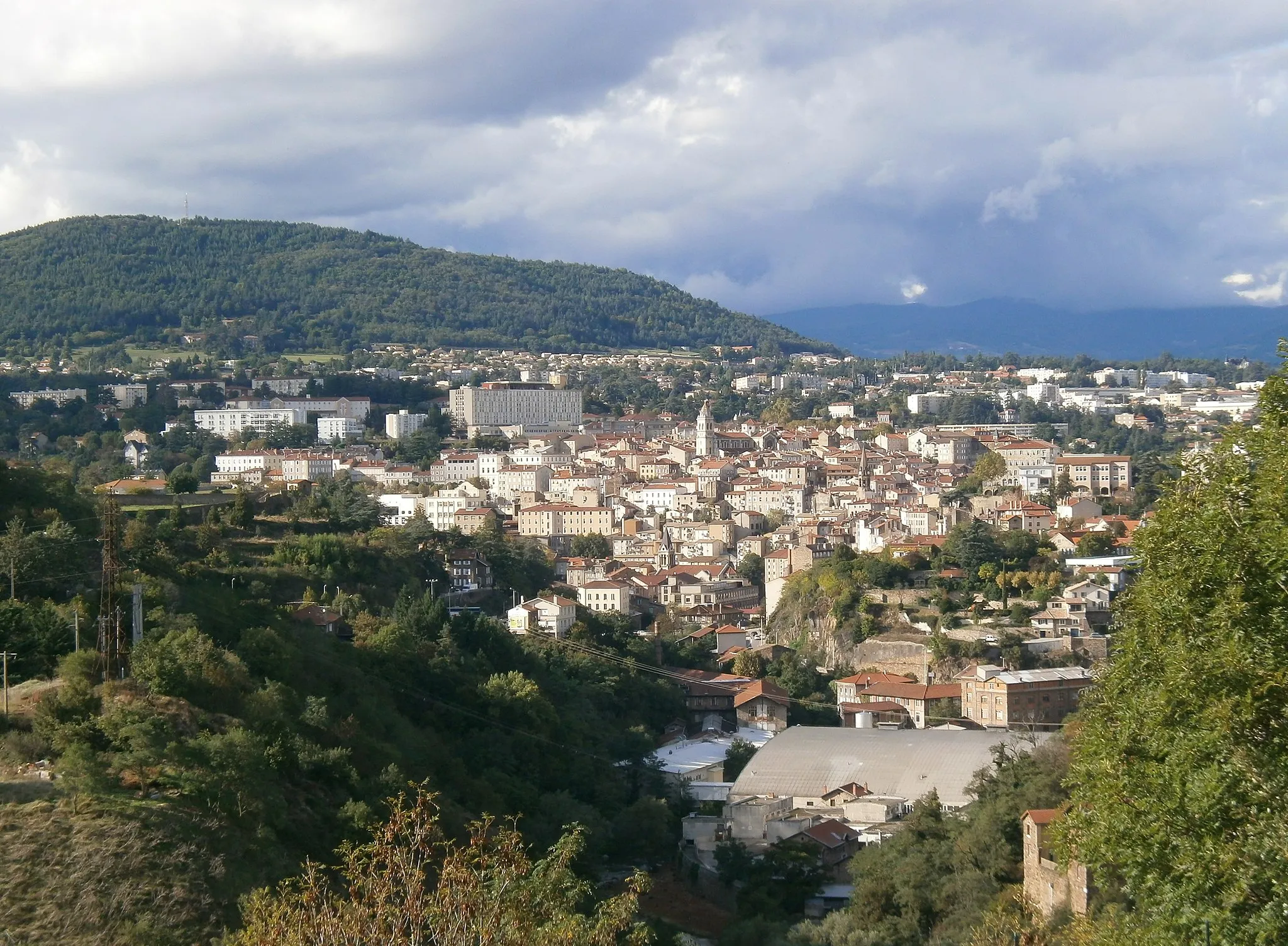Photo showing: Annonay, vue générale depuis Vissenty