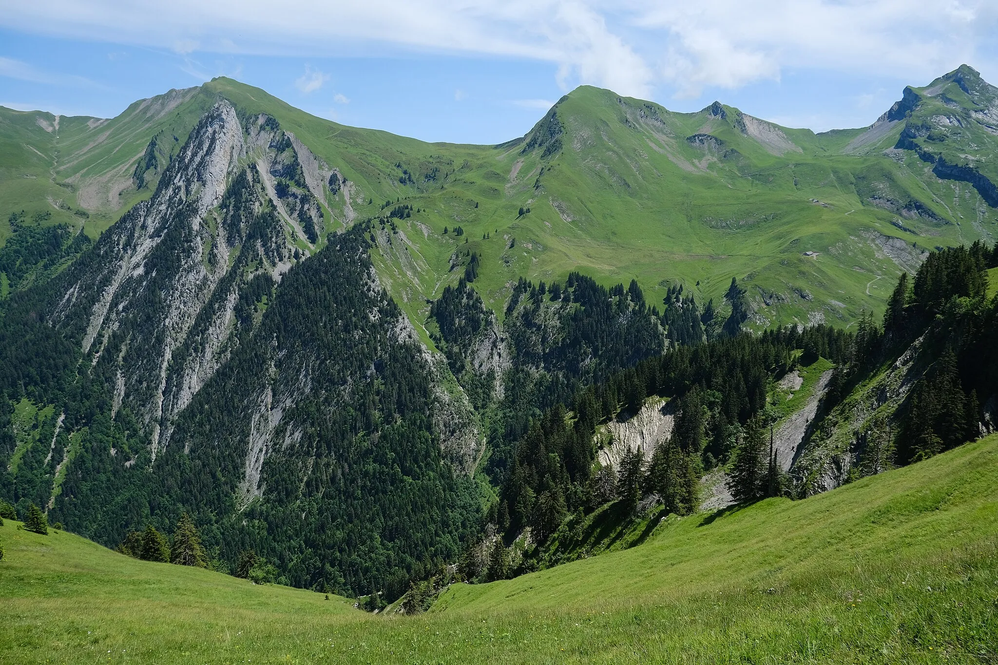 Photo showing: Alpage de Champ Tardif @ Sommet de la Pointe d'Orsière @ Manigod