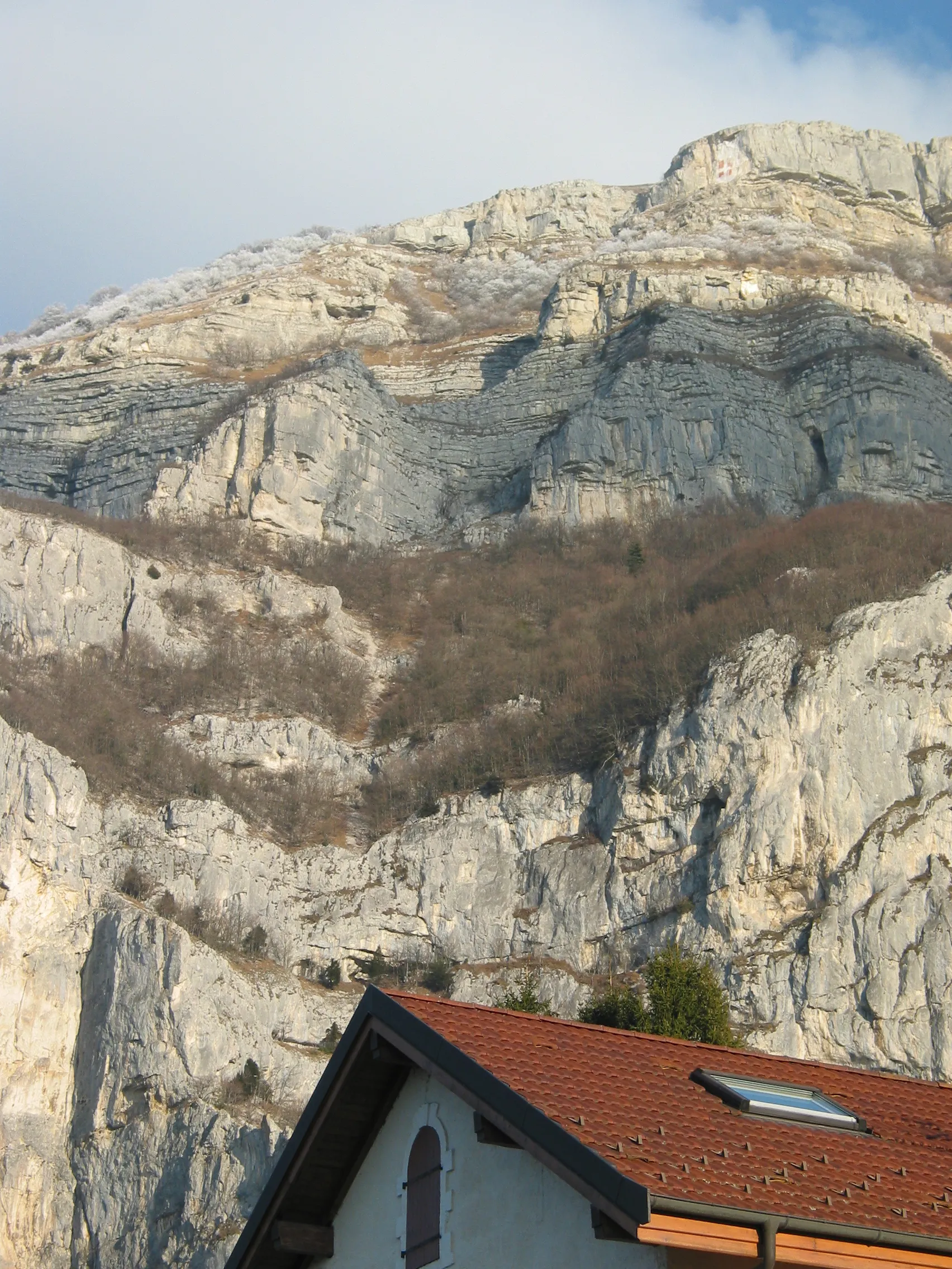 Photo showing: Salève from Le Coin