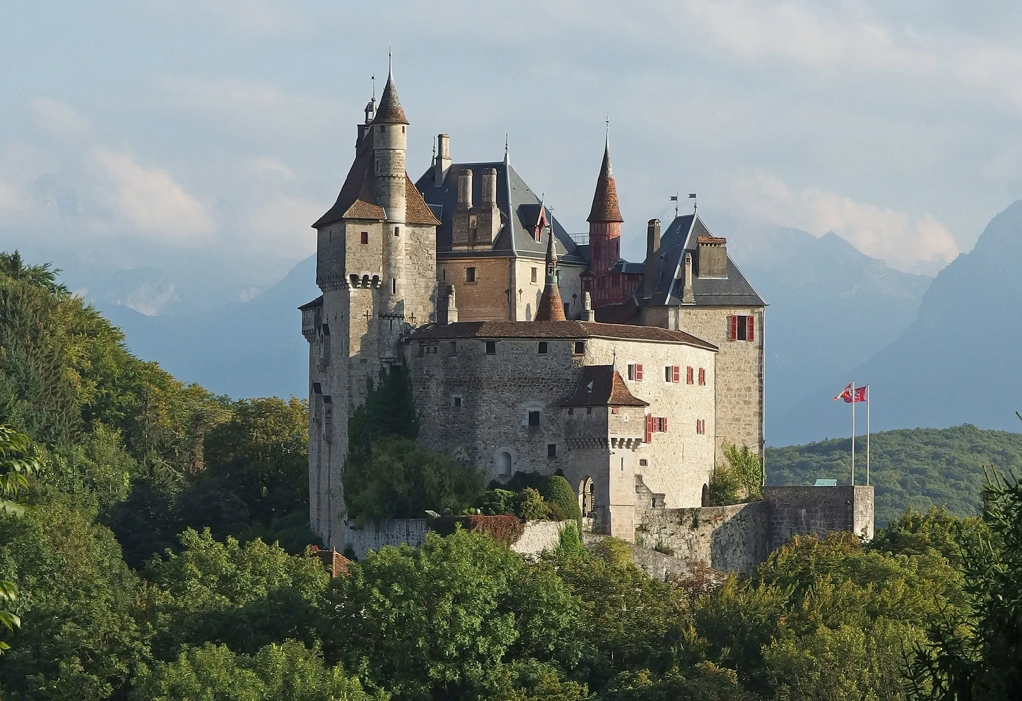 Photo showing: Le château de Menthon-Saint-Bernard