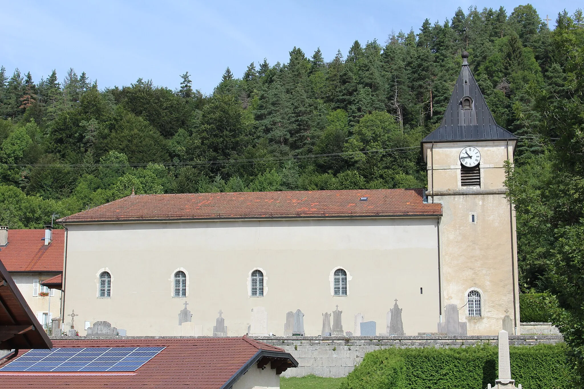 Photo showing: Église Saint-André d'Apremont, Ain.