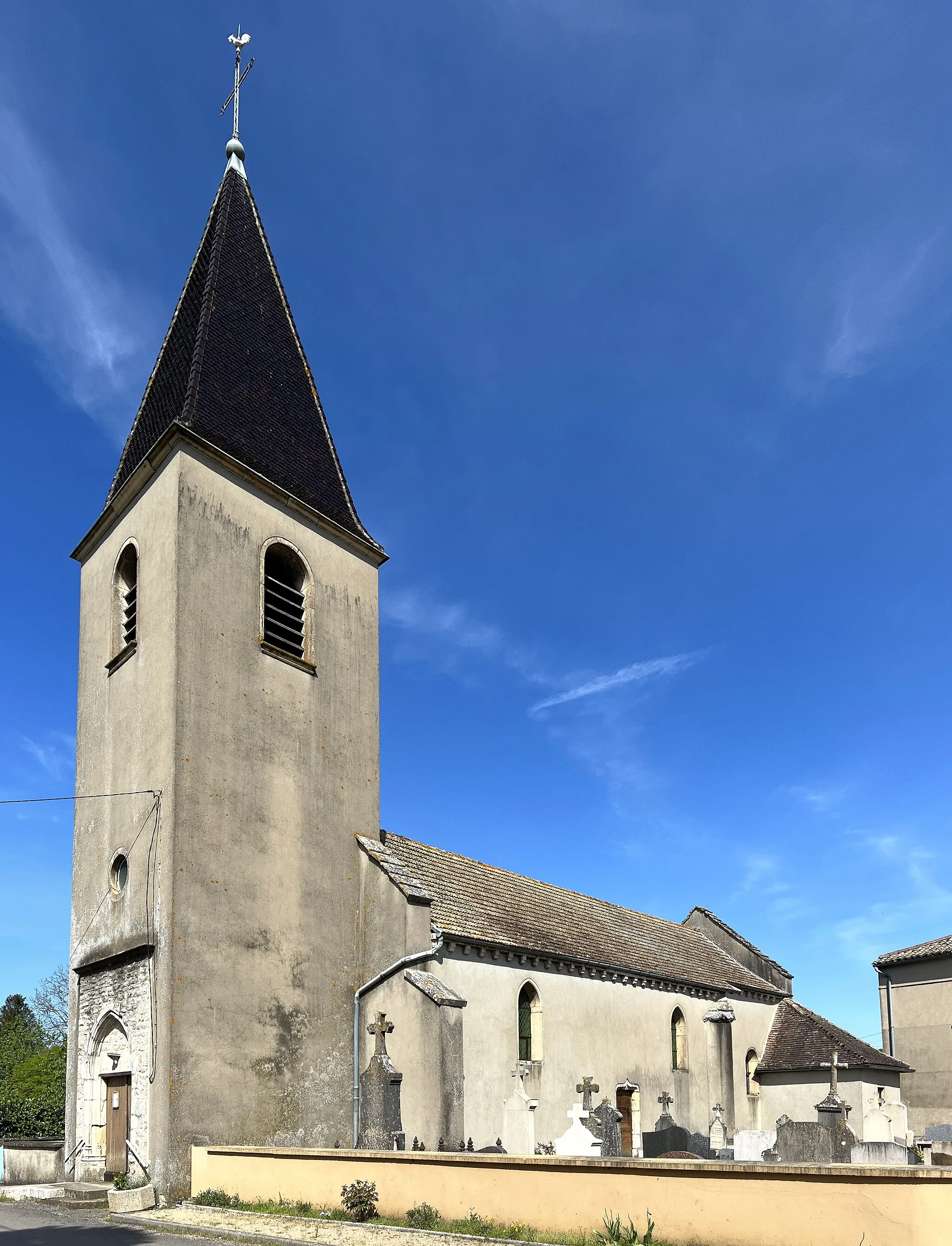 Photo showing: Église Saint-Martin d'Asnières-sur-Saône.